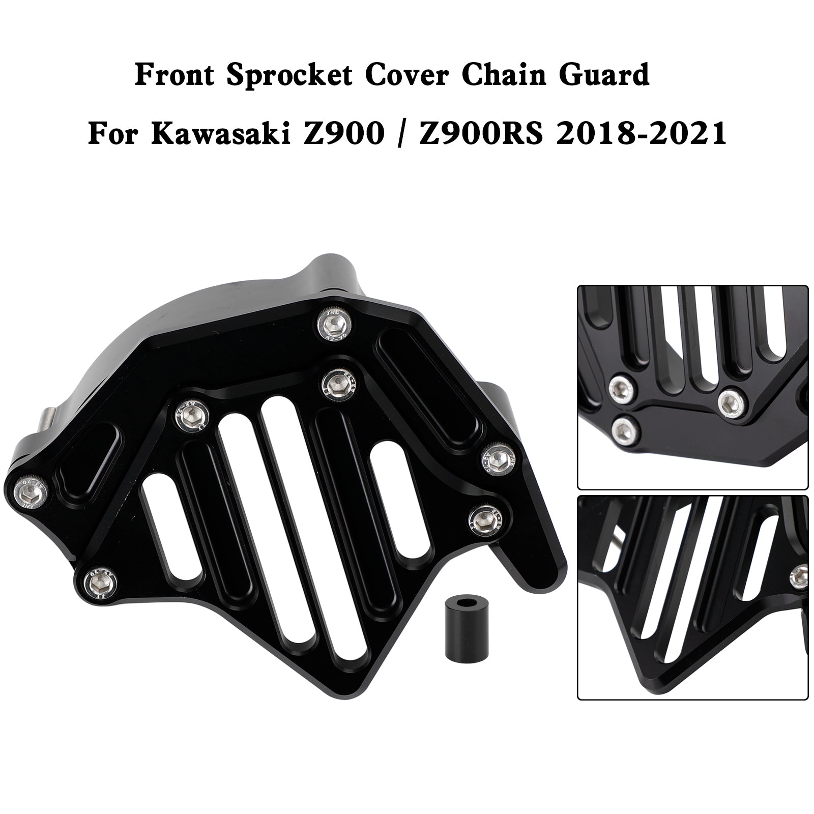 Front Sprocket Cover Chain Guard For Kawasaki Z900 Z900RS 2018-2021