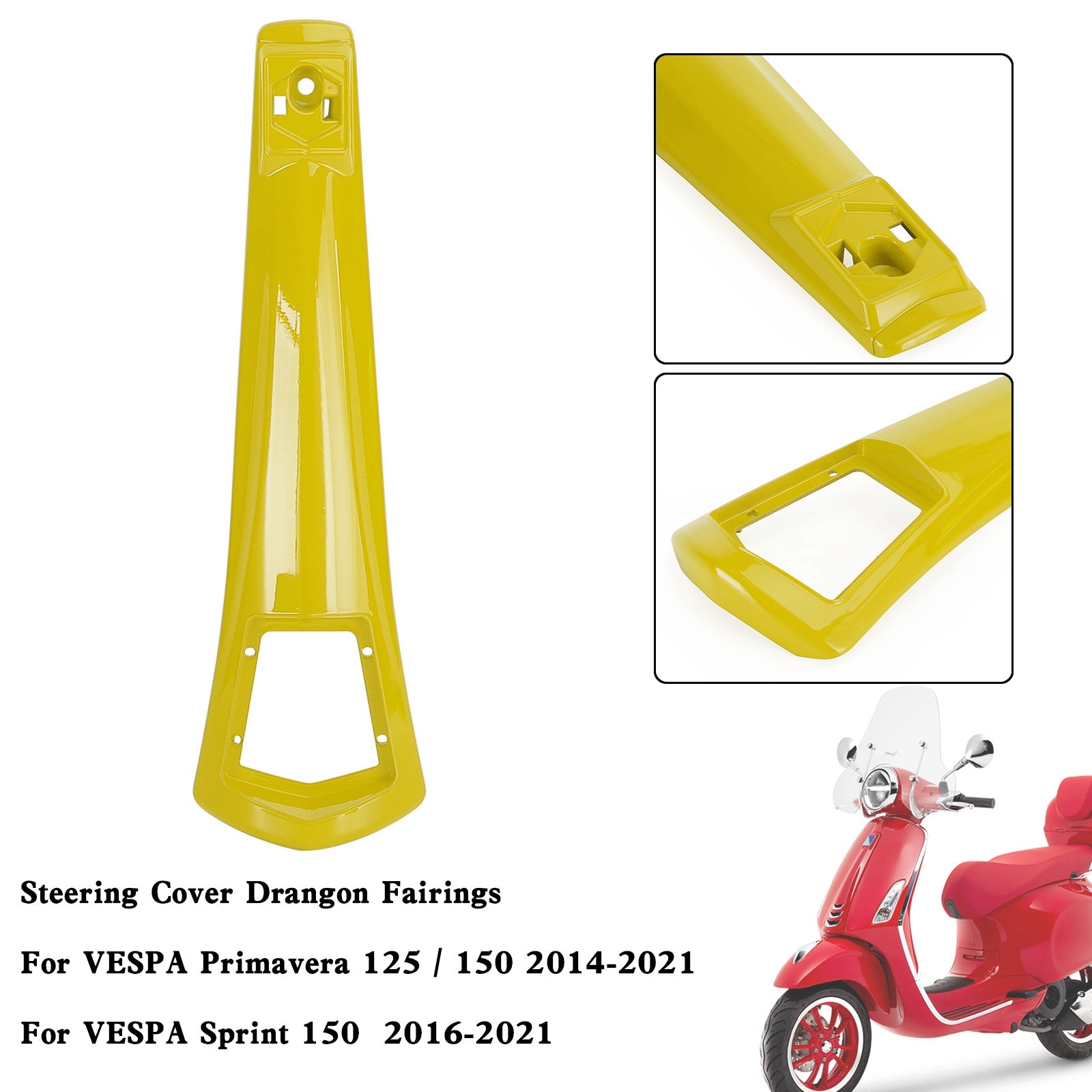 Carenatura copertura clacson in ABS per VESPA Sprint Primavera 125/150 2014-2021