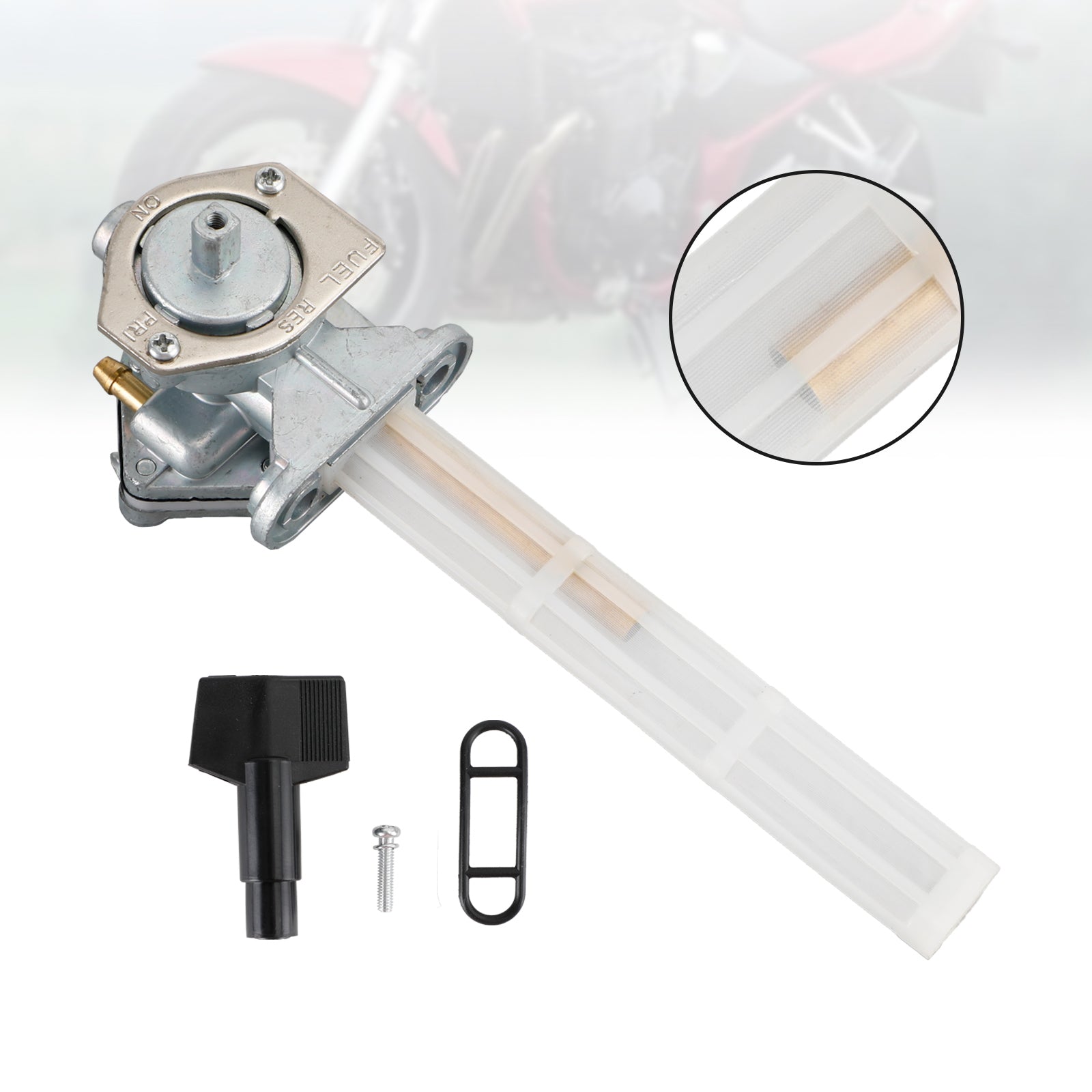 Gasbehälter Kraftstoff Hahnventil Petcock Fit für Suzuki GSF1200 Bandit 01-05 44300-32F10