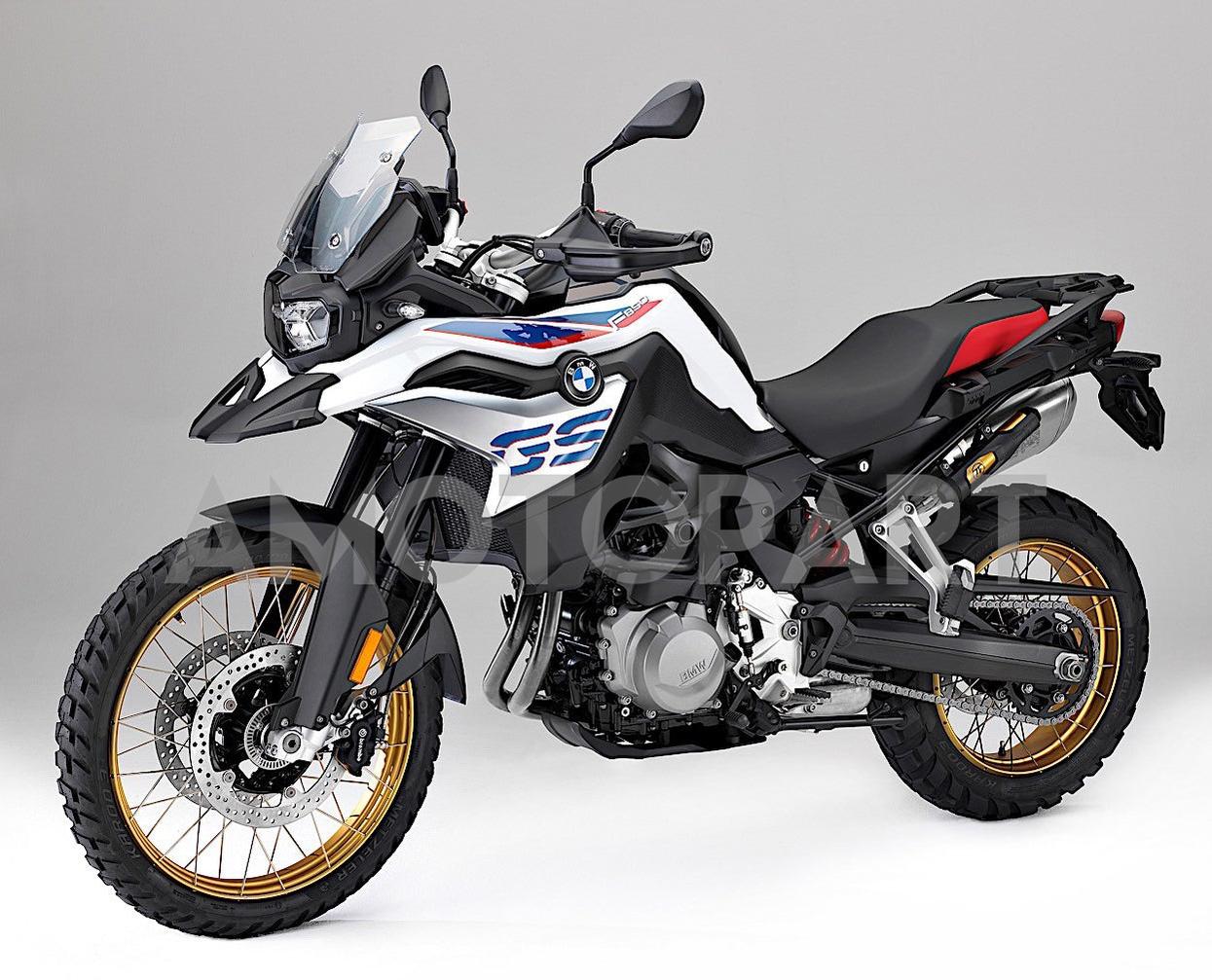 Amotopart BMW 2018-2020 F750GS/F850GS Black White Fairing Kit