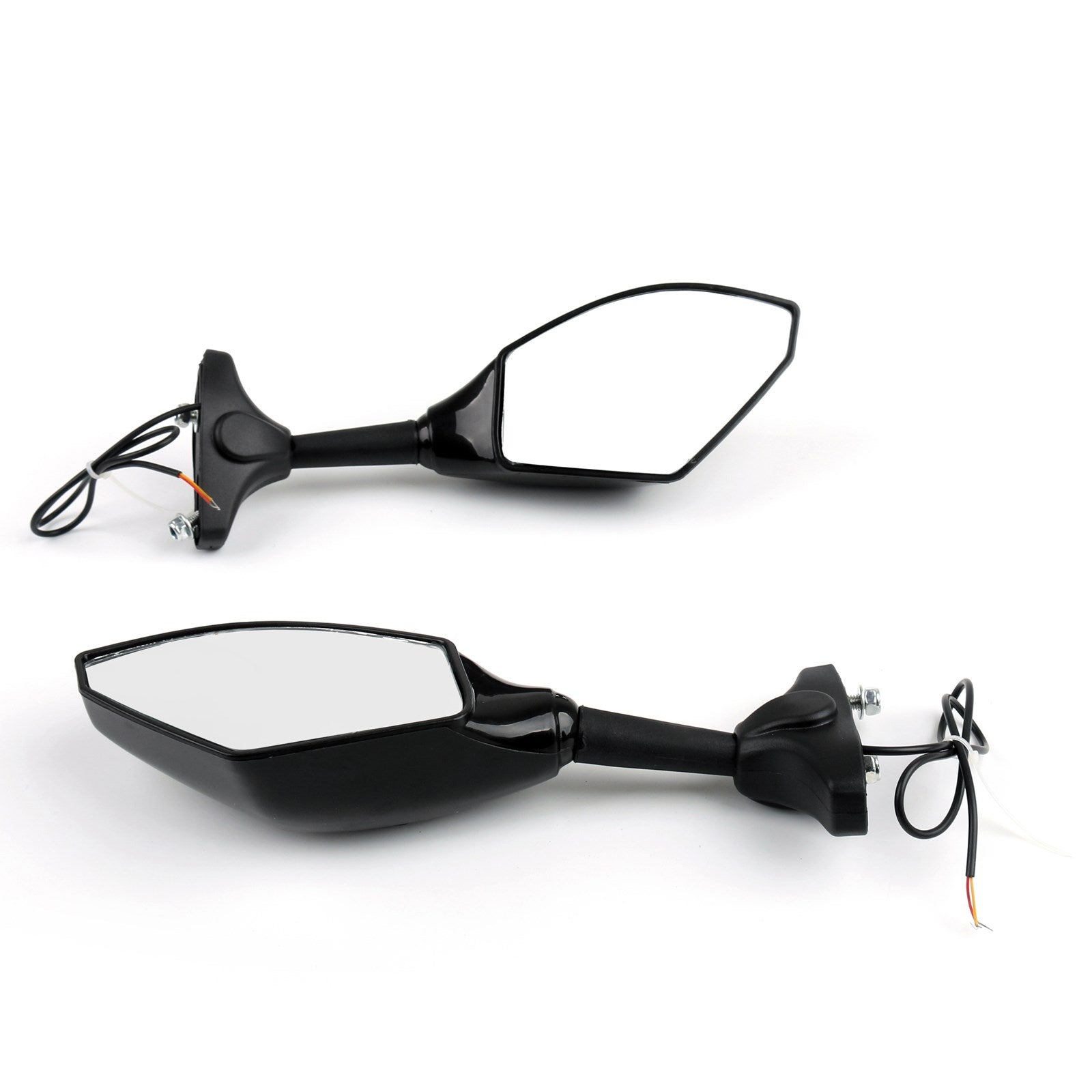 Honda CBR600F4i CBR600F4 CBR600F CBR250R Pair Rear View Side Mirrors With Turn Signals