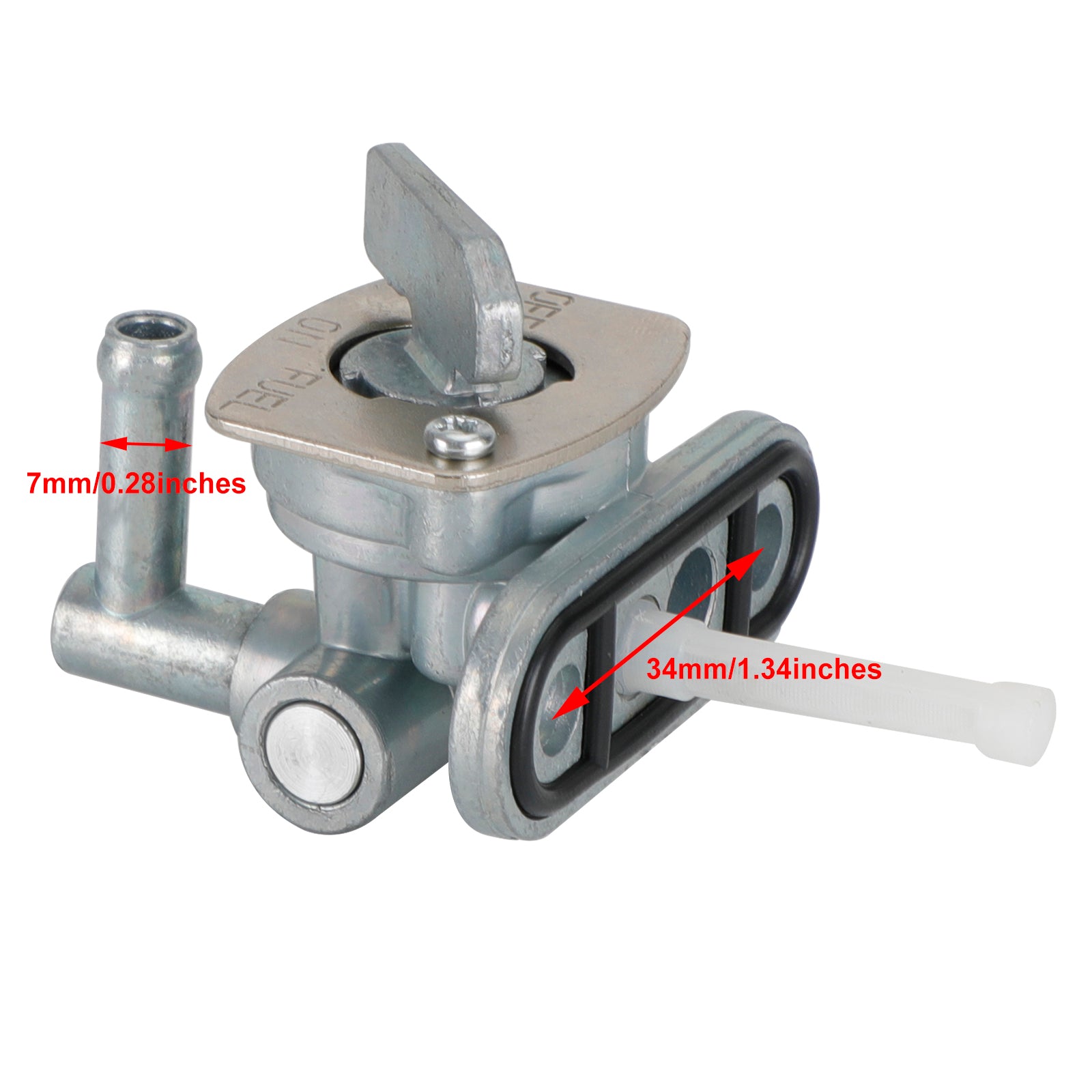 Valvola del rubinetto del carburante del serbatoio del gas Rubinetto adatto per Kawasaki KX125 KX250 92-98 51023-1182 Generico