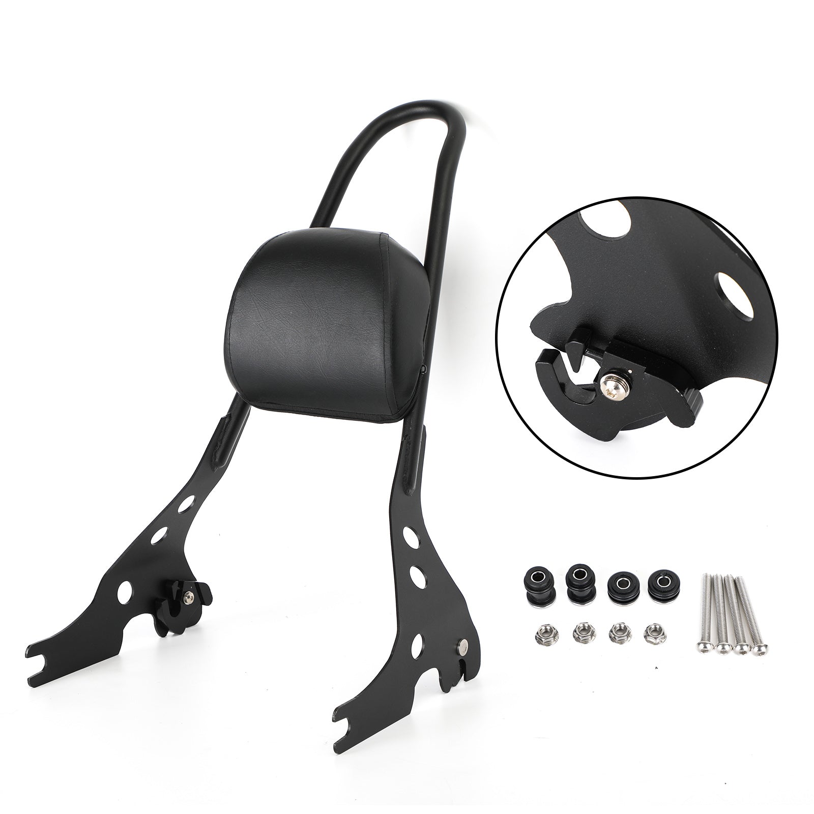 Respaldo del pasajero apto para Harley Street XG 500 750 2015-2021 Genérico