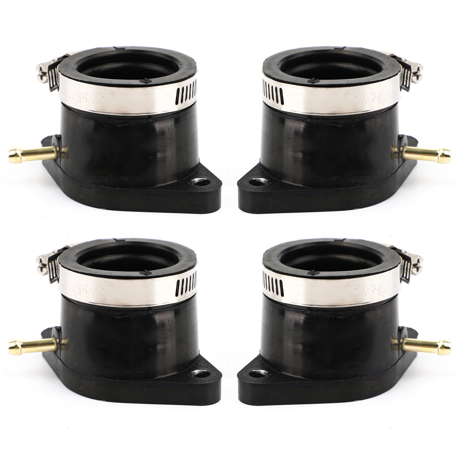 4x Intake Manifolds Carb Clamps Kit Fit til Yamaha 82-83 XJ650 81-83 XJ750