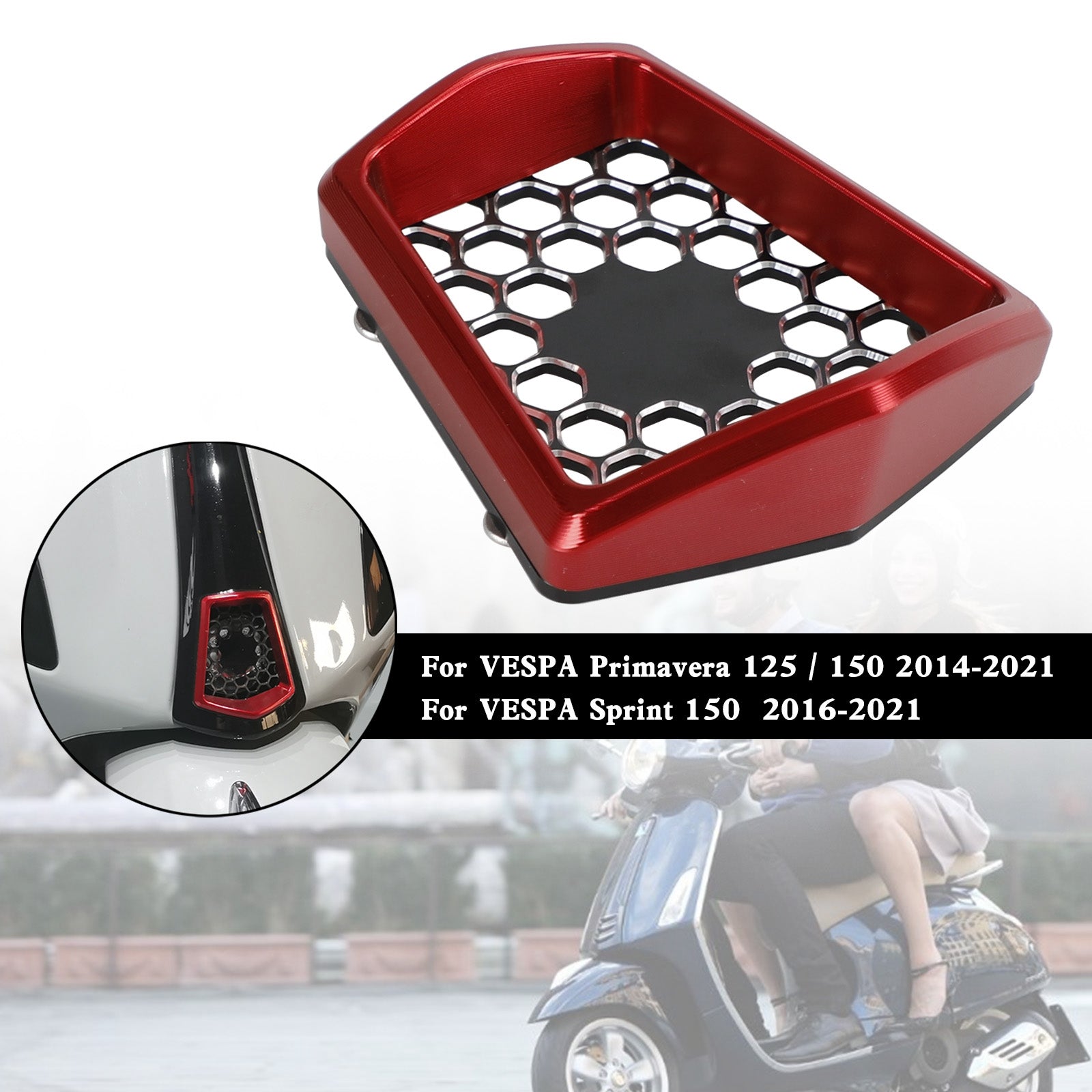 Front Center Horn Cover för Vespa Sprint Primavera 125/150 2014-2021