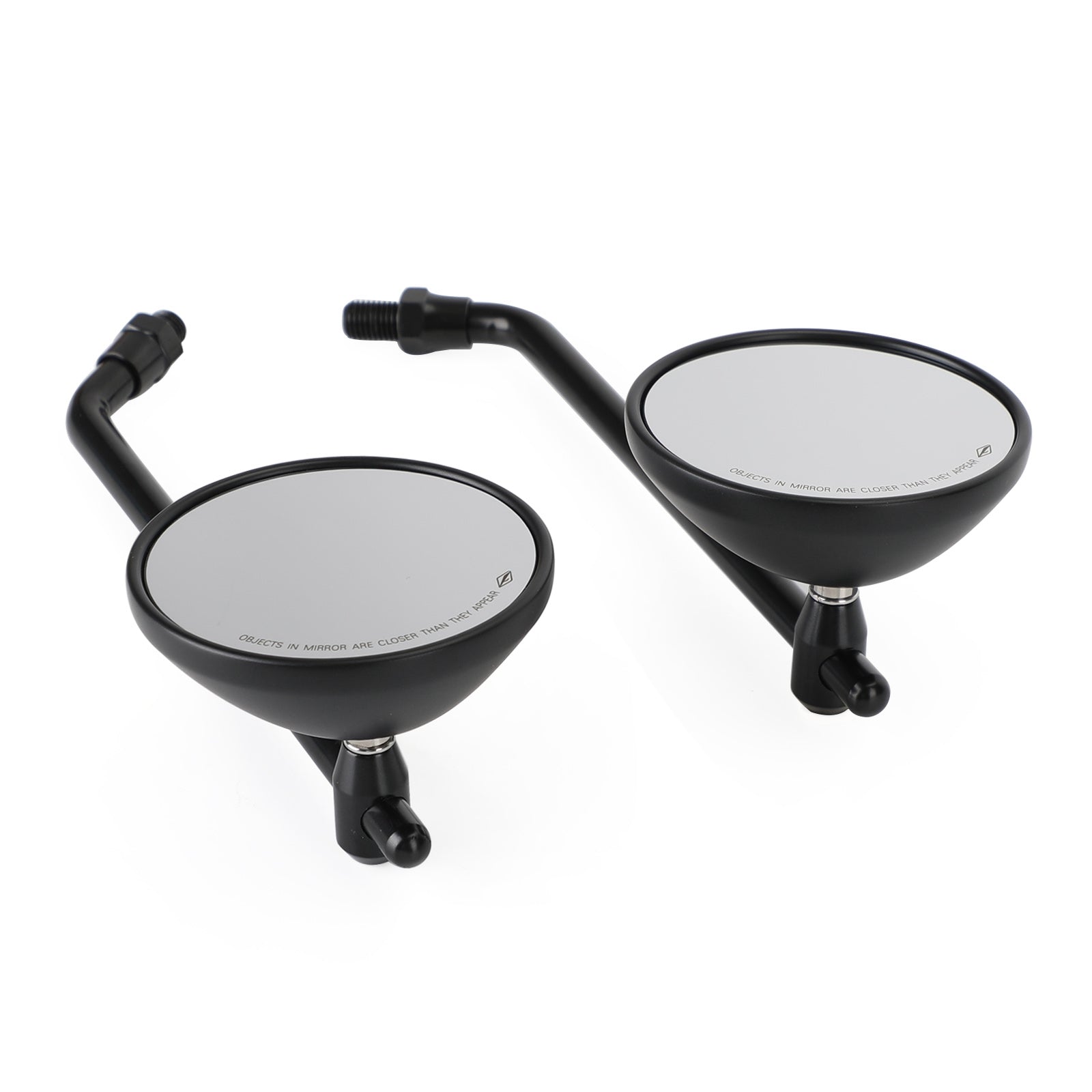 Klassisk stil til højre og venstre sort spejl 10 mm R/H for Honda CB Shadow Cruiser Generic