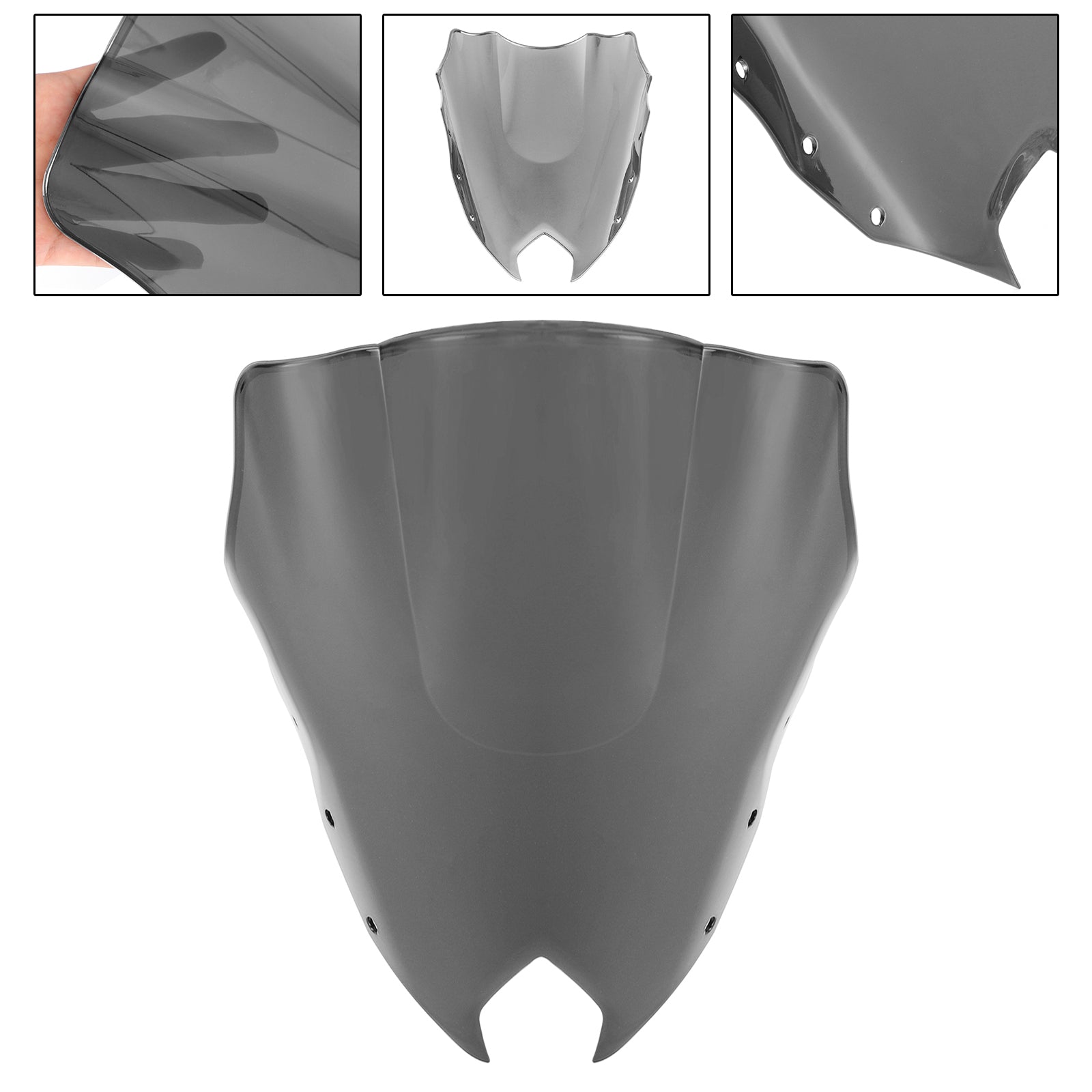 Le pare-brise de moto ABS Ajustement pour Yamaha FZ6R FZ-6R FZS600 2009-2015