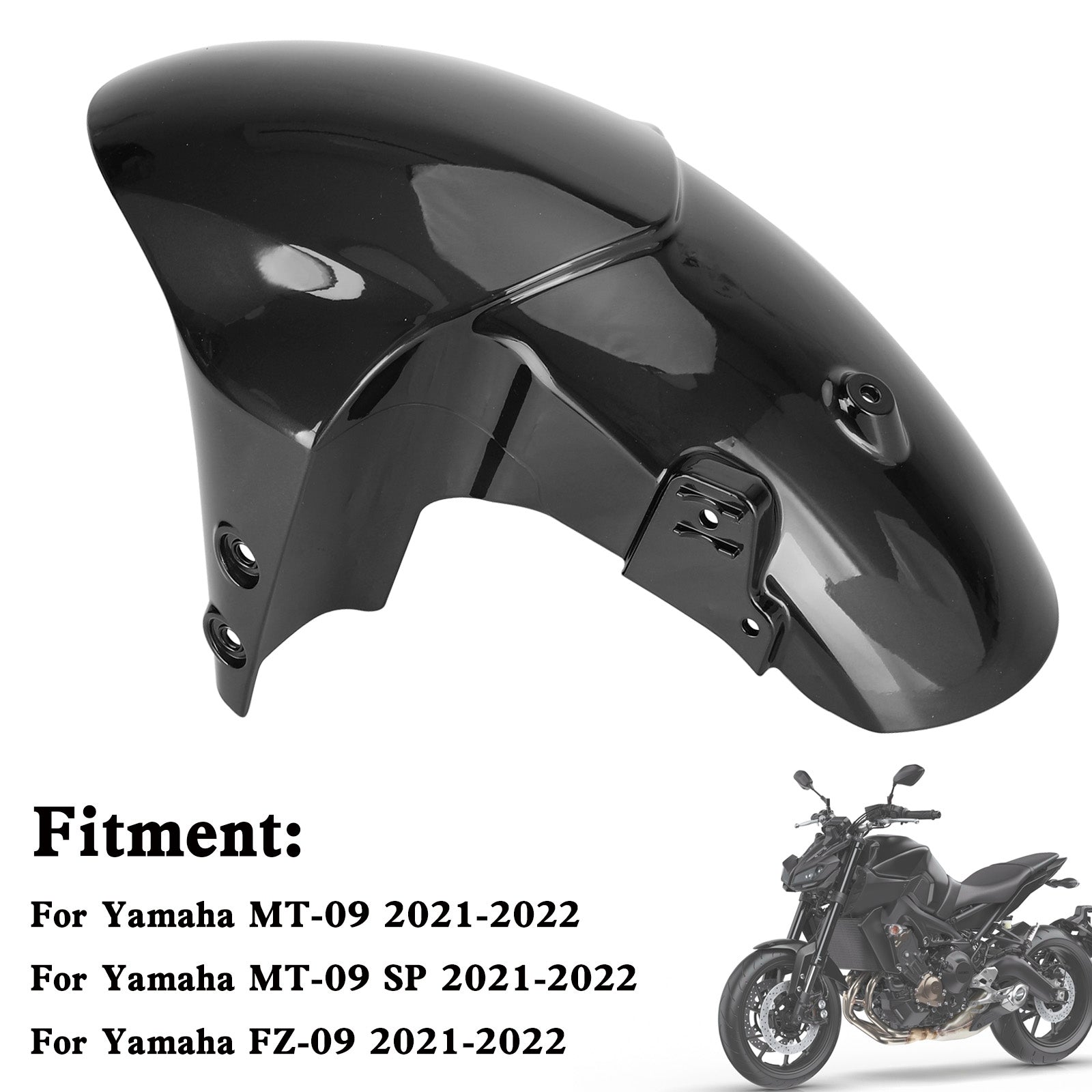 CARDINGO DE MUDA DEL FENDER Front para Yamaha MT-09/SP FZ-09 21-23 XSR900/GP 22-25