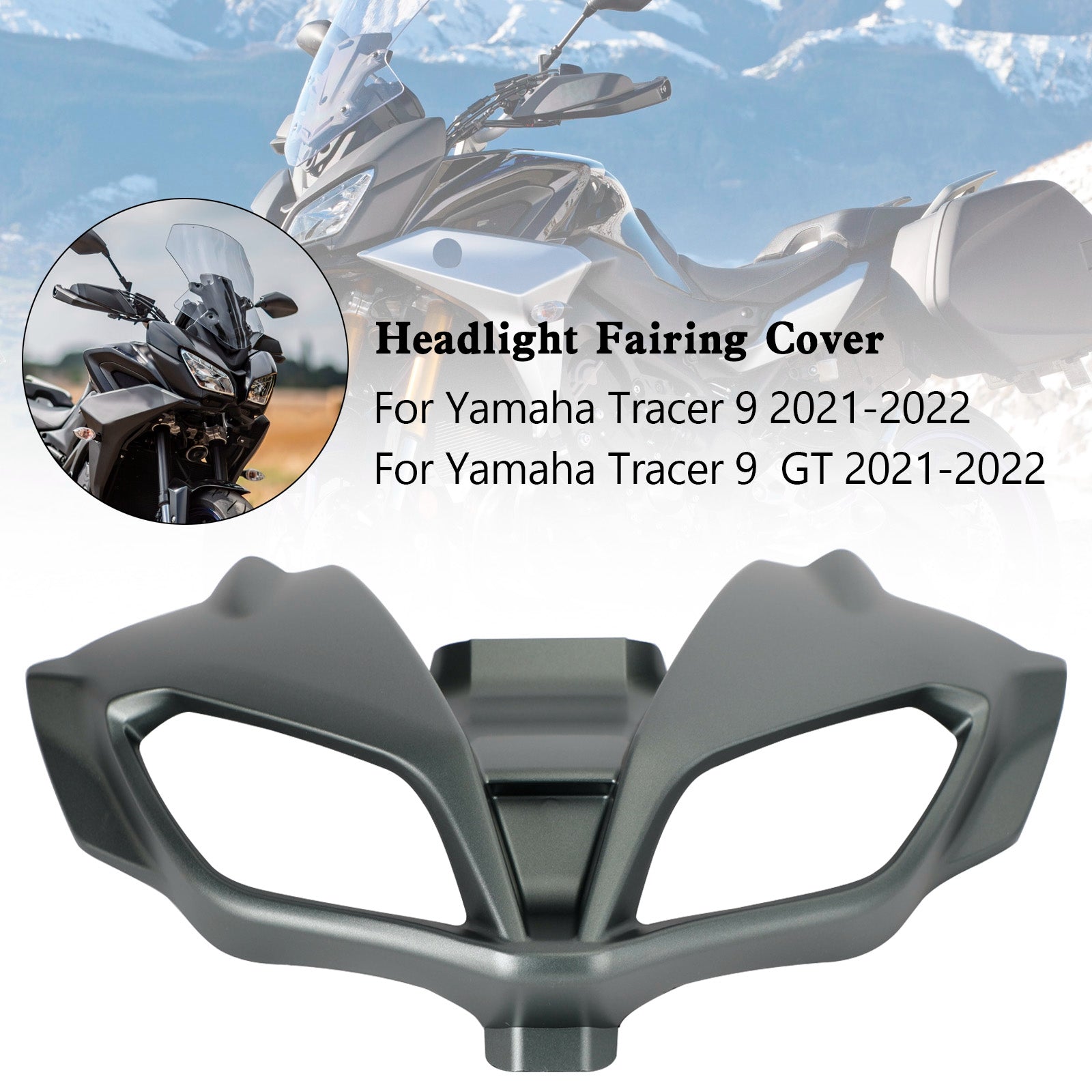 Headlight Fairing Stay Beak Nose Cone For Yamaha Tracer 9 GT 2021-2022