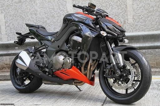Amotopart Kawasaki 2014-2017 Z1000 Black Orange Fairing Kit