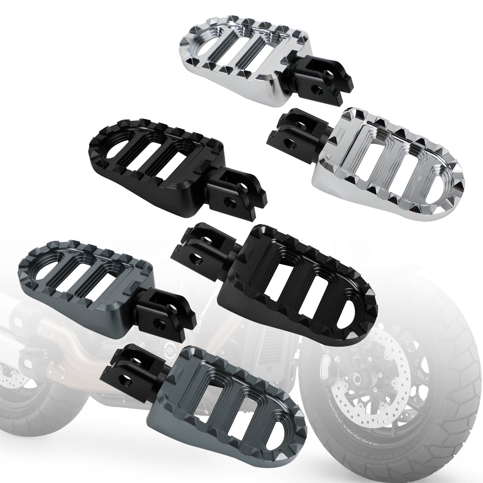 Voorste voetsteunen voeten Pin geschikt voor Sportster S Lower Rider Fat Bob Softail Slim