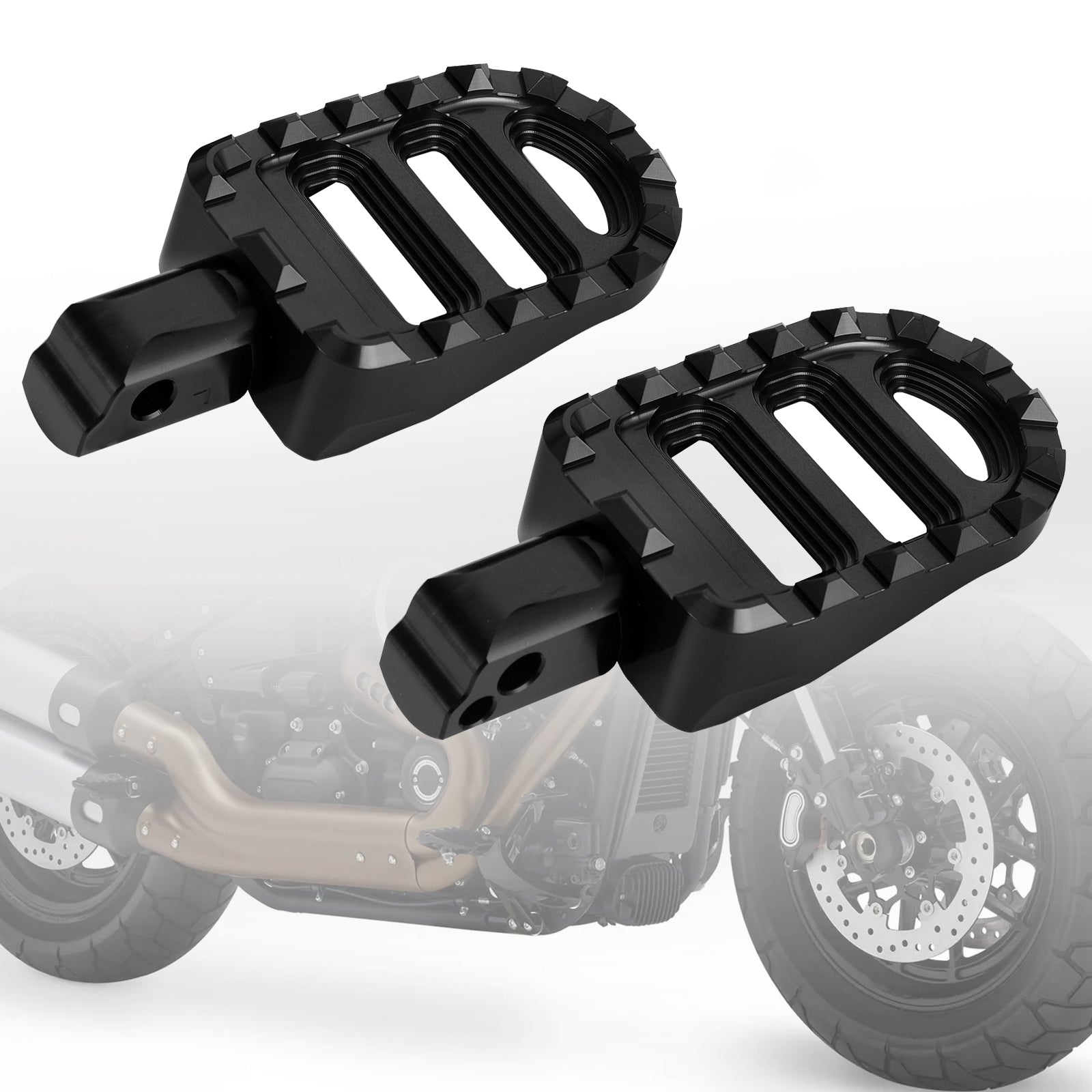 Rear Footrests Foot Peg fit for Sportster S Breakout Lower Rider Softail Slim