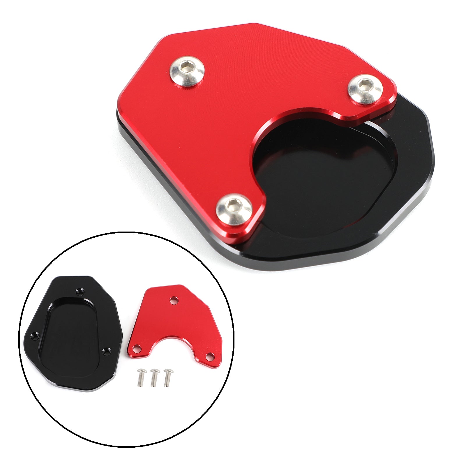 Kickstand Forstørrer platepute Fit for Triumph Trident 660 2021-2022 generisk