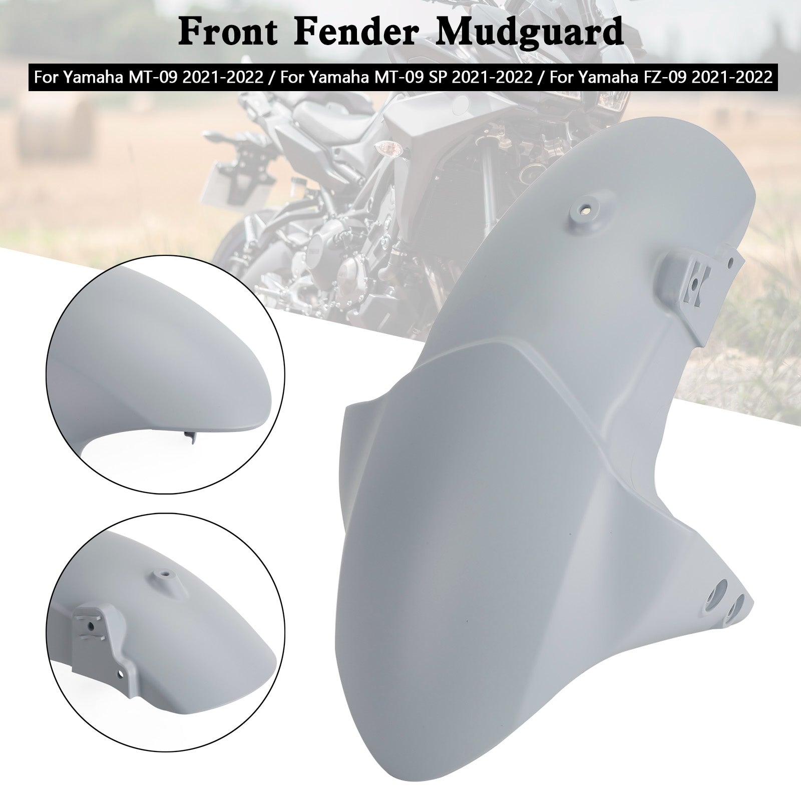 CARDINGO DE MUDA DEL FENDER Front para Yamaha MT-09/SP FZ-09 21-23 XSR900/GP 22-25