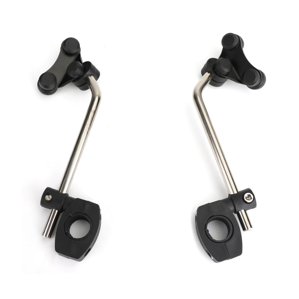 Universal frontrutebrakett 7/8" 22 mm standard styre frontrutefesteklemme Generisk