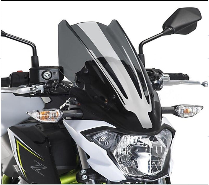 ABS-Windschutzscheiben-Windschutzscheibe mit Halterung für Kawasaki Z650 ab 2017