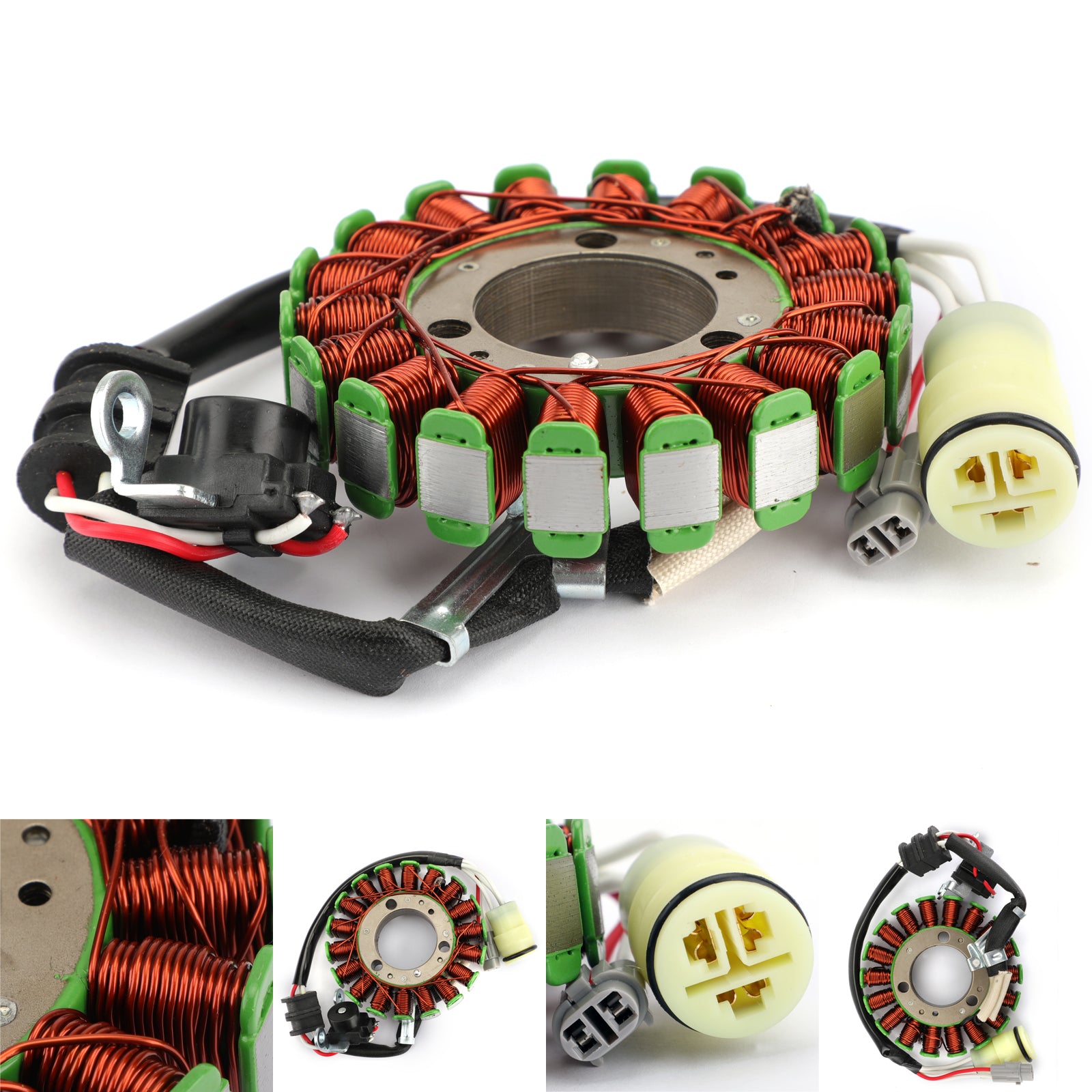 Lichtmaschinensternspule 18 Pole für Yamaha YFZ450 YFZ450R 09-18 18P-81410-00-00 über FedEx