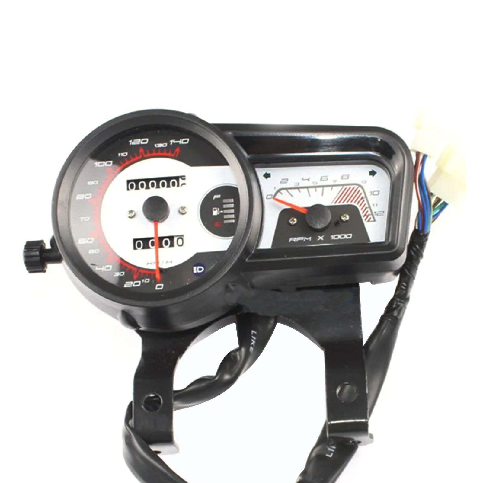 140 キロスピードメーターゲージタコメーター走行距離計 Toya Kd150-F Kd 150-F 2015 汎用