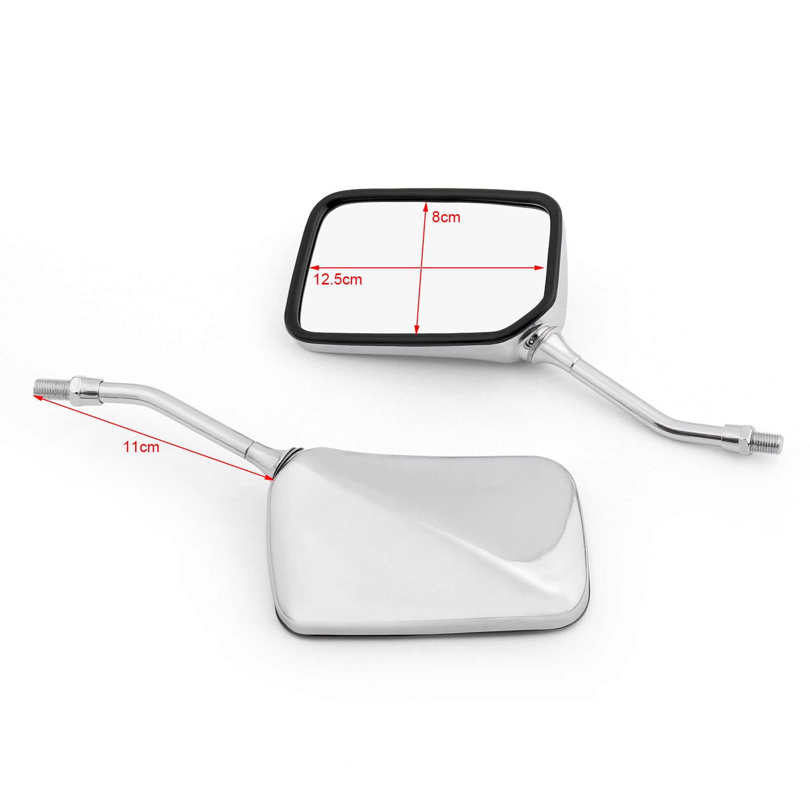 Pár zpětného zrcátka motocyklů pro Honda CA125 CMX250 Rebel CM125 VT125 Stín Generic