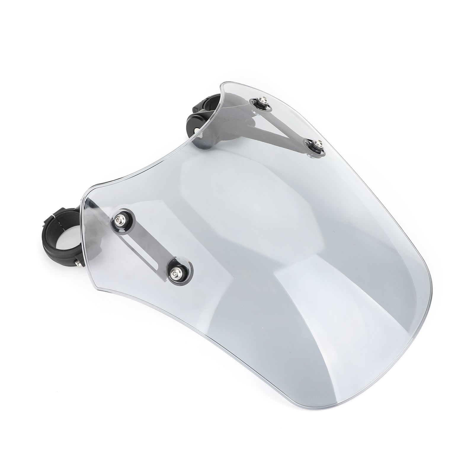 Parabrisas de motocicleta ABS para modelos Harley Dyna Softail gris genérico