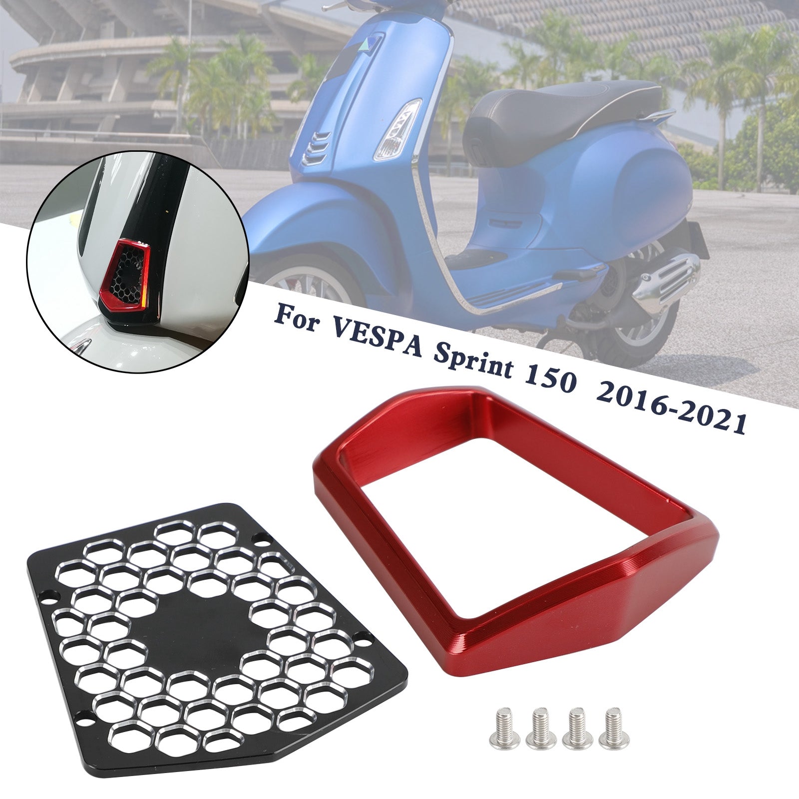 Front Center Horn Cover för Vespa Sprint Primavera 125/150 2014-2021