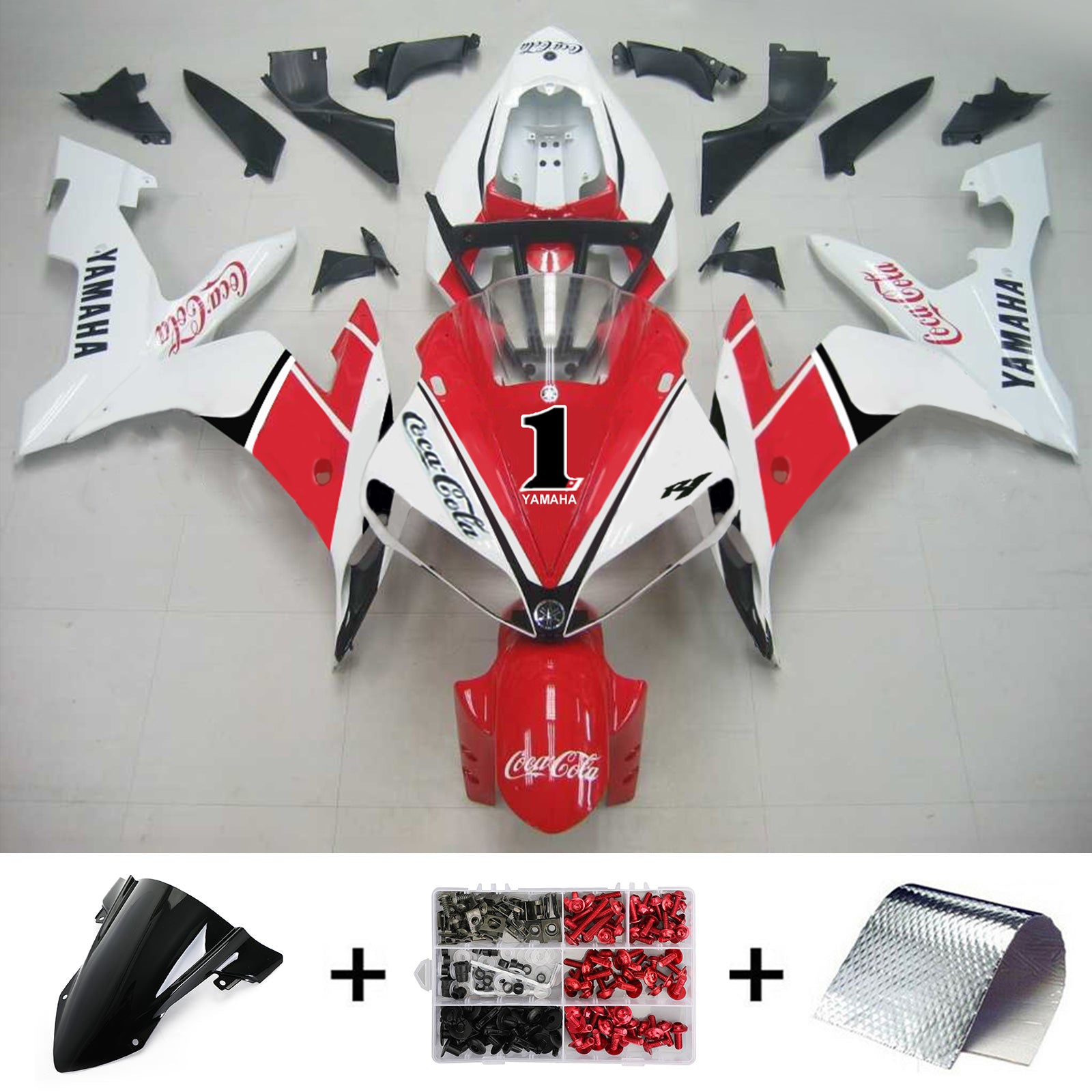 Injection Fairing Kit Bodywork Plastic ABS fit For Yamaha YZF 1000 R1 2004-2006