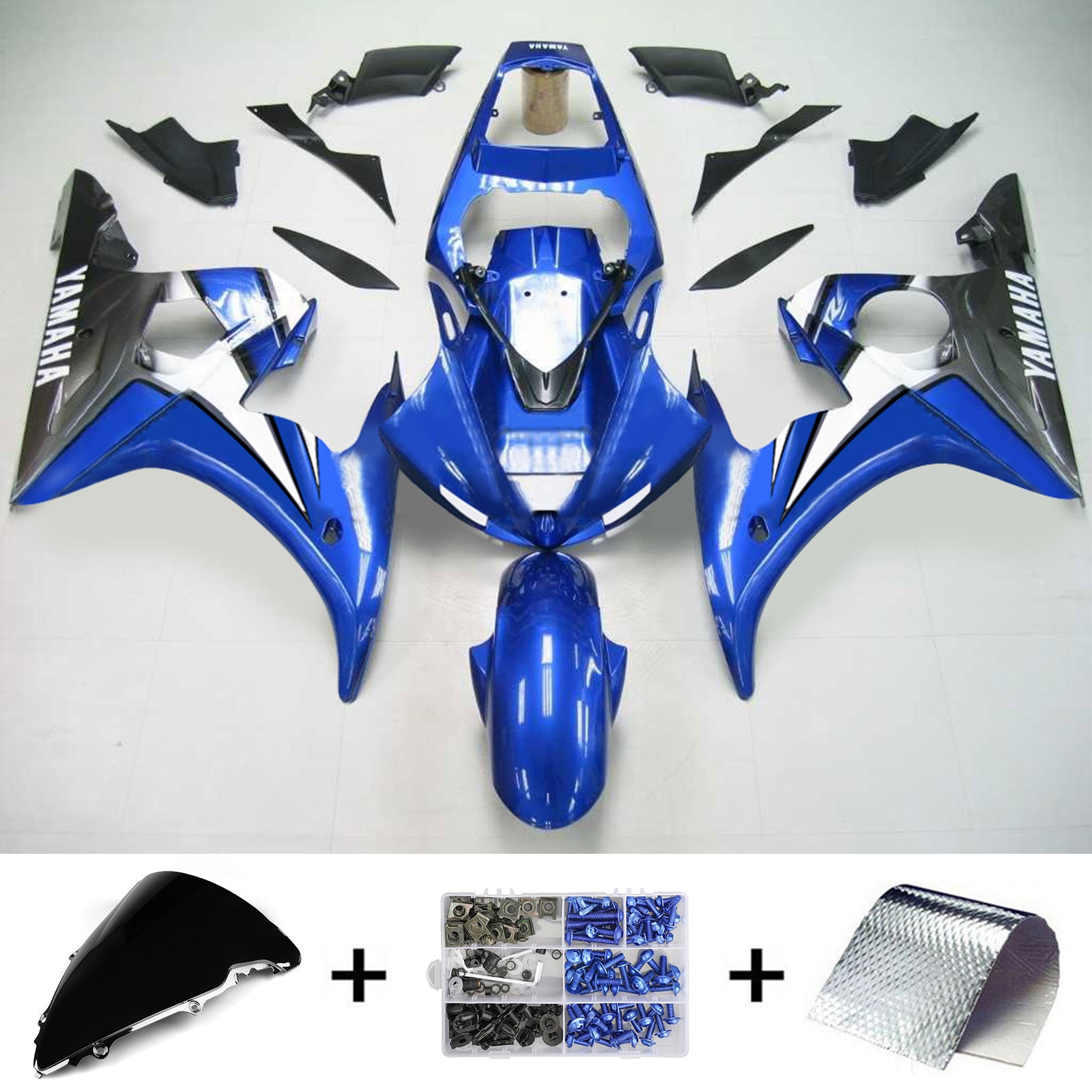 Injection Fairing Kit Bodywork Plastic ABS fit For Yamaha 2003-2004 YZF 600 R6 & 2006-2009 YZF R6S