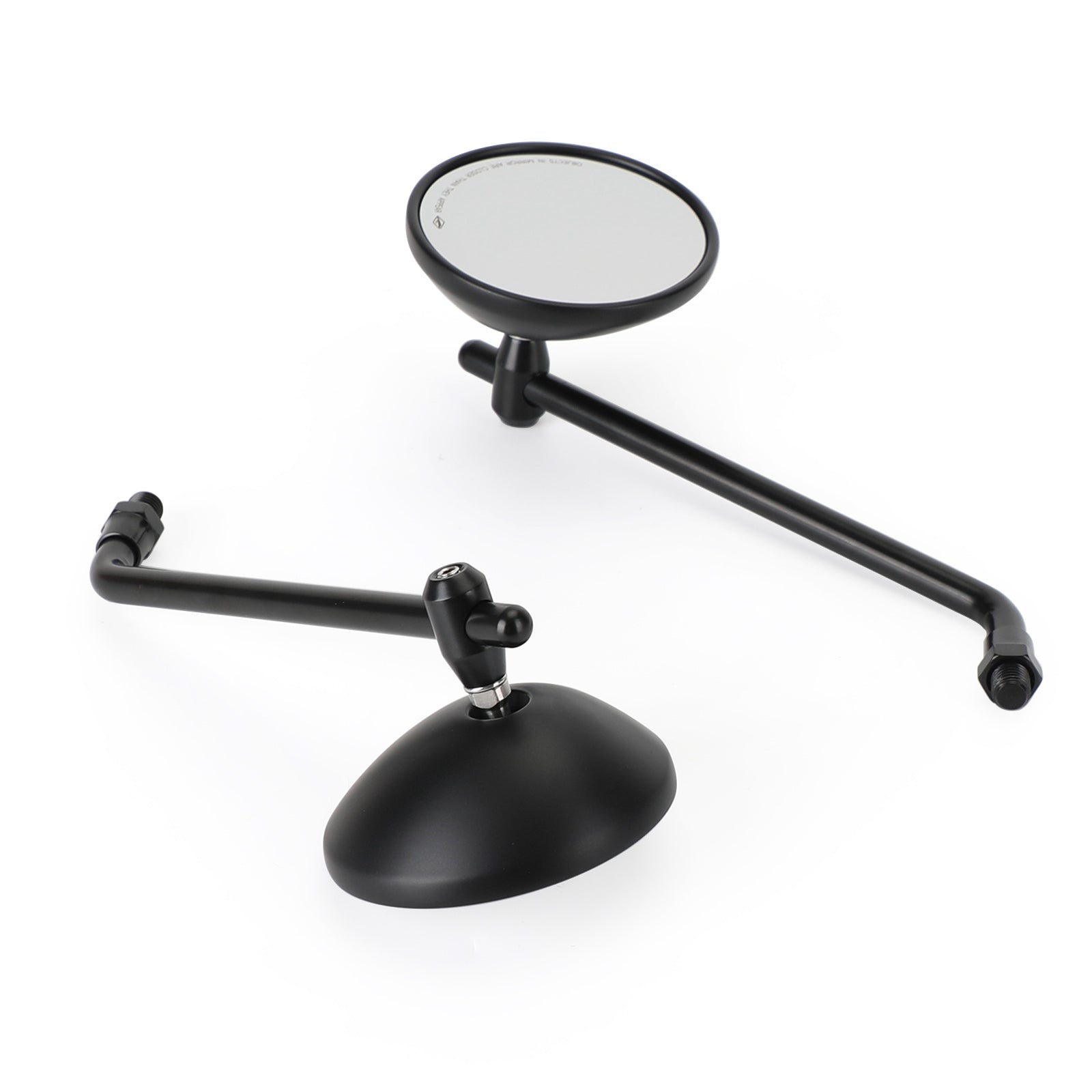 Klassisk stil til højre og venstre sort spejl 10 mm R/H for Honda CB Shadow Cruiser Generic