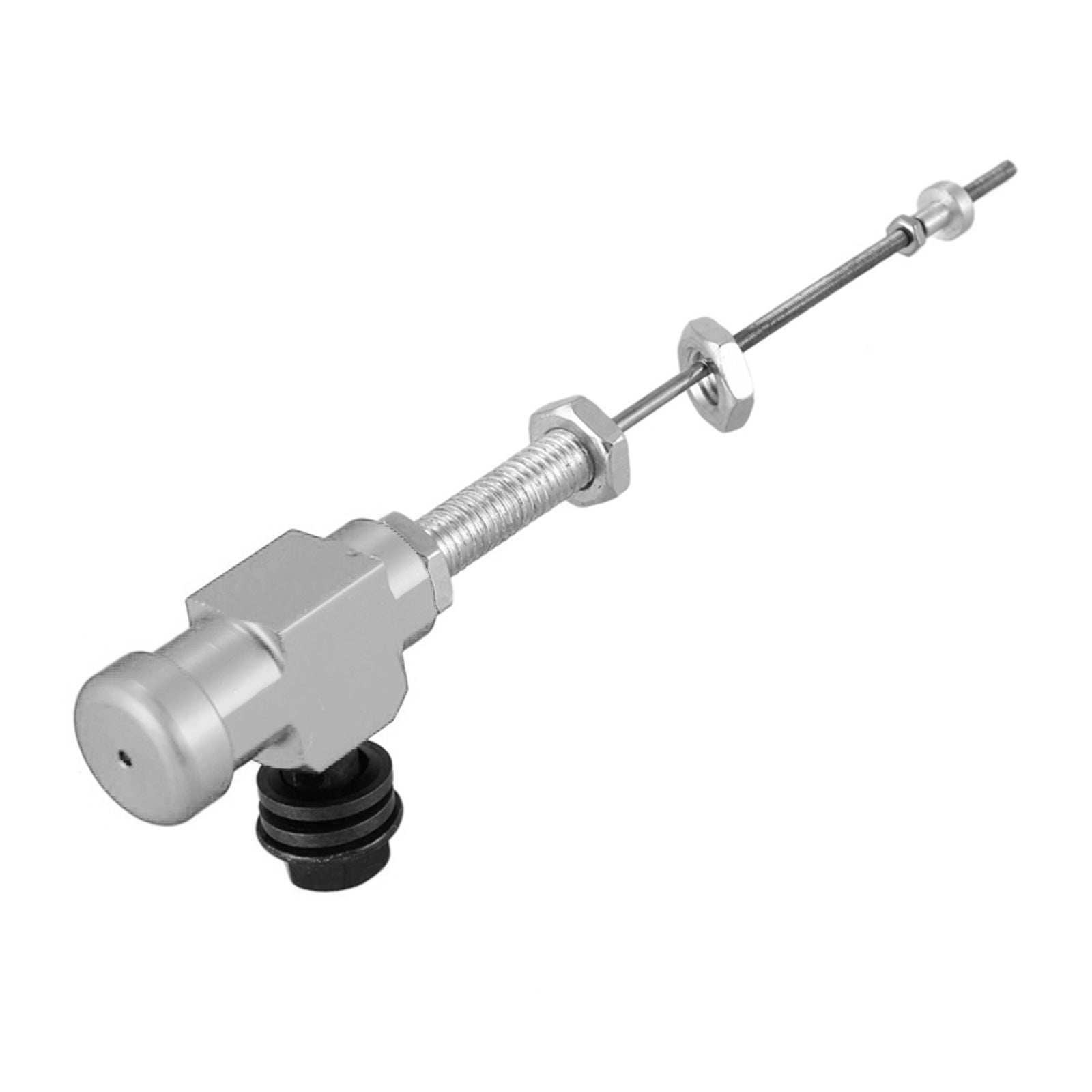 Universele hydraulische koppeling Master cilinder staafrempomp M10x1.25 mm zilver