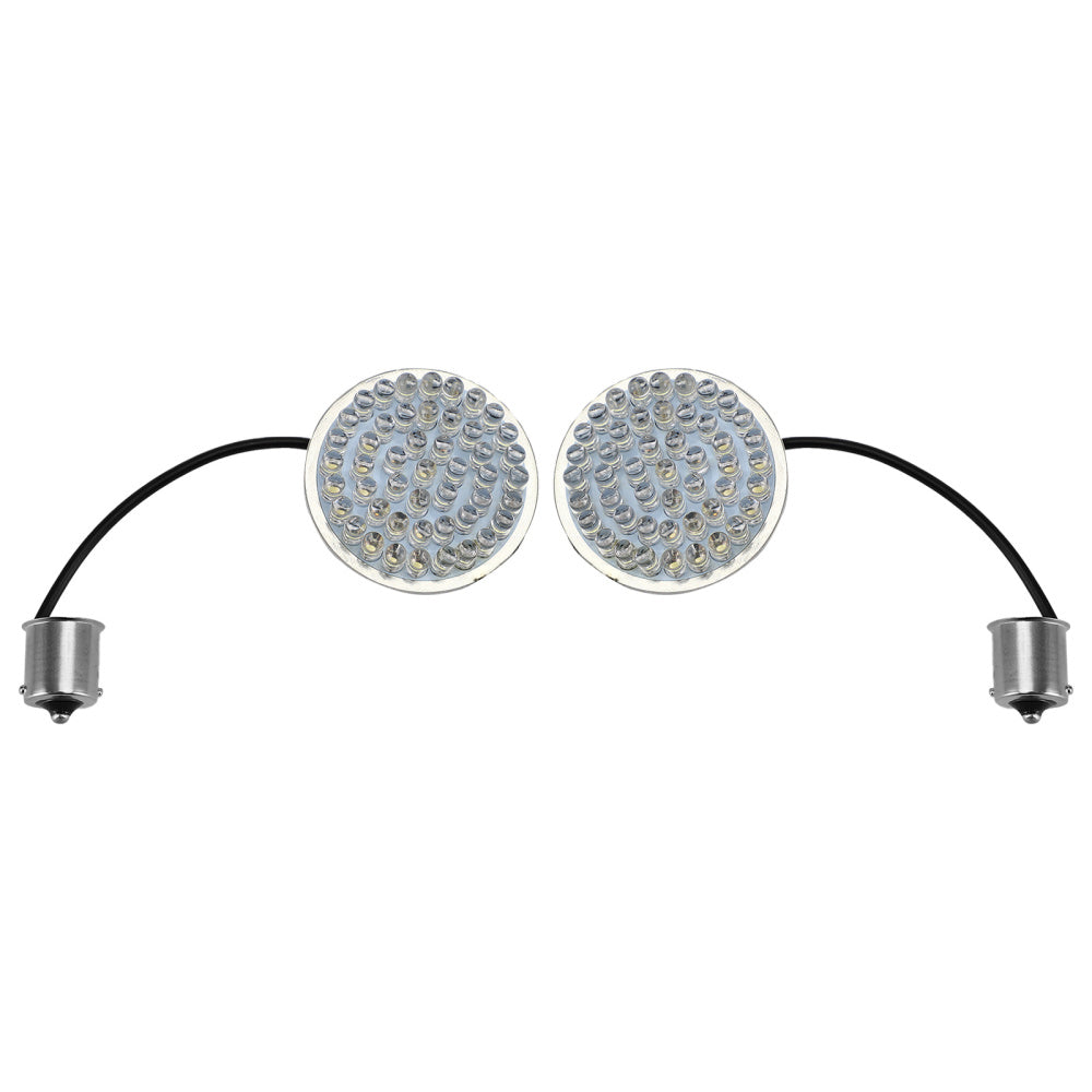 1156 Rear LED Turn Signal Insert Lights for Dyna Touring Street Road Glide 883