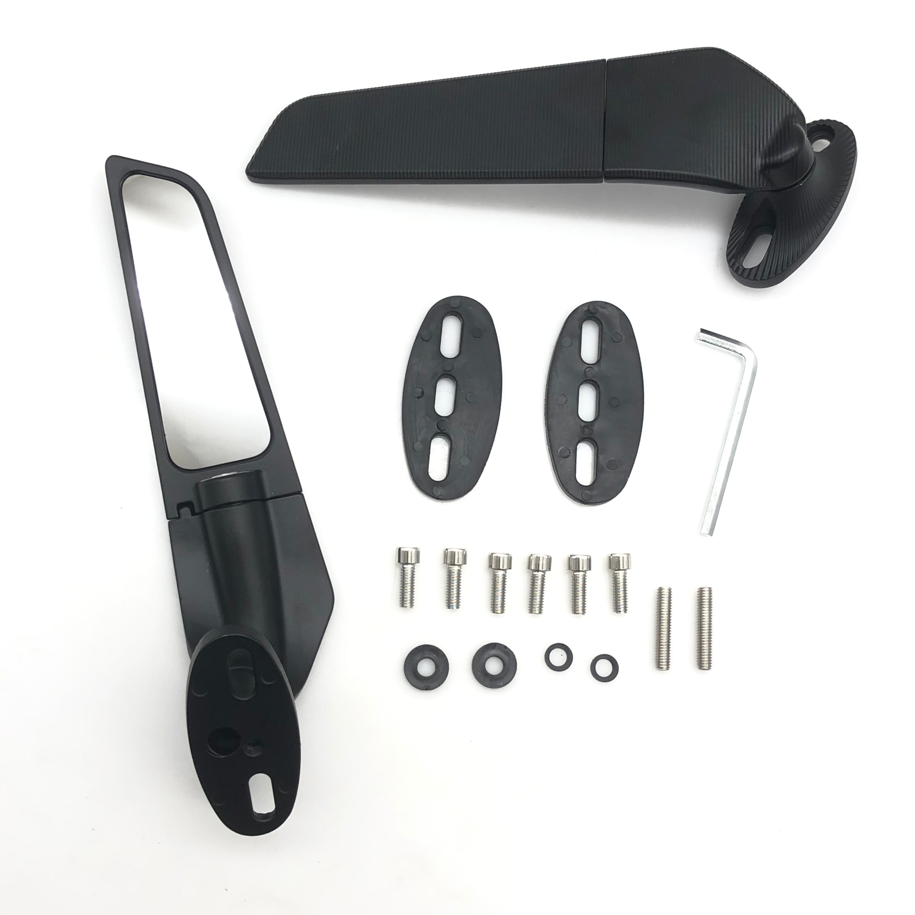 Honda Kawasaki Yamaha Ducati Aprilia Suzuki BMW Wing Fin View Mirrors