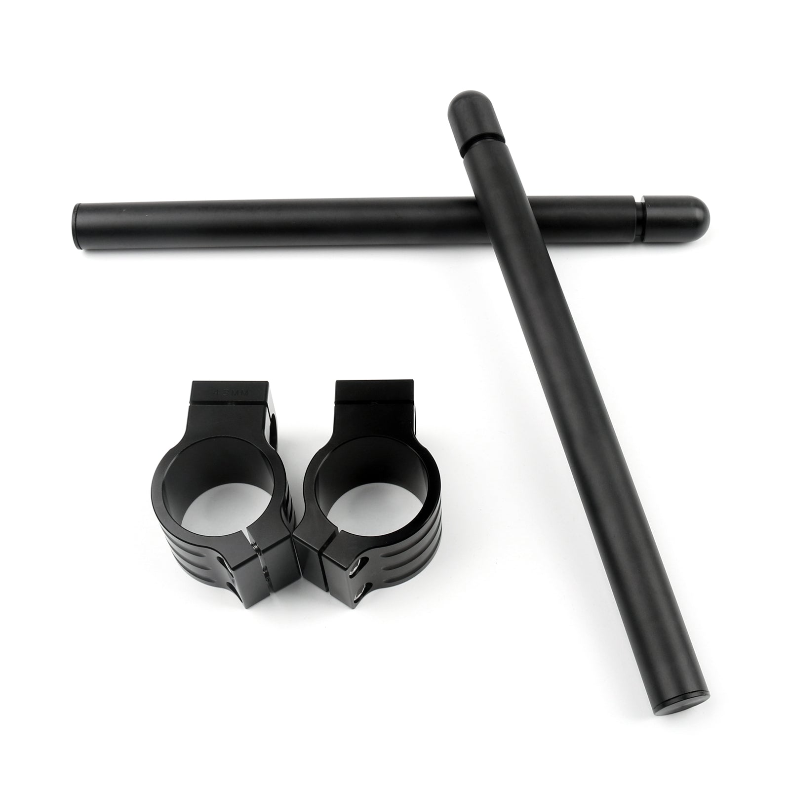 Guidão Universal Motoycycle Clip-On para ZX10R CBR1000RR GSXR R1 R6 50MM