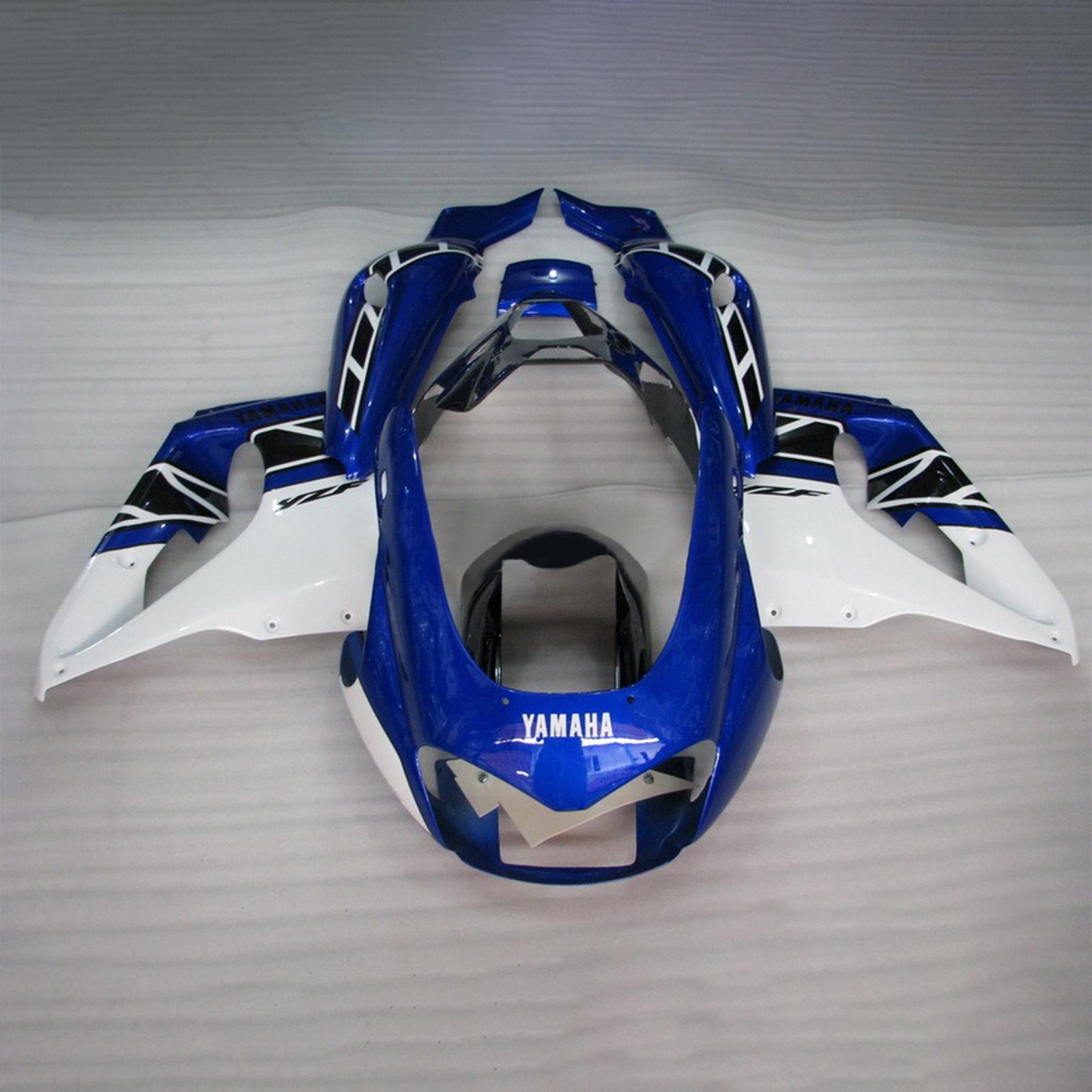 Amotopart 1997-2007 Yamaha YZF1000r Thunderace Fairing Blue & White Kit
