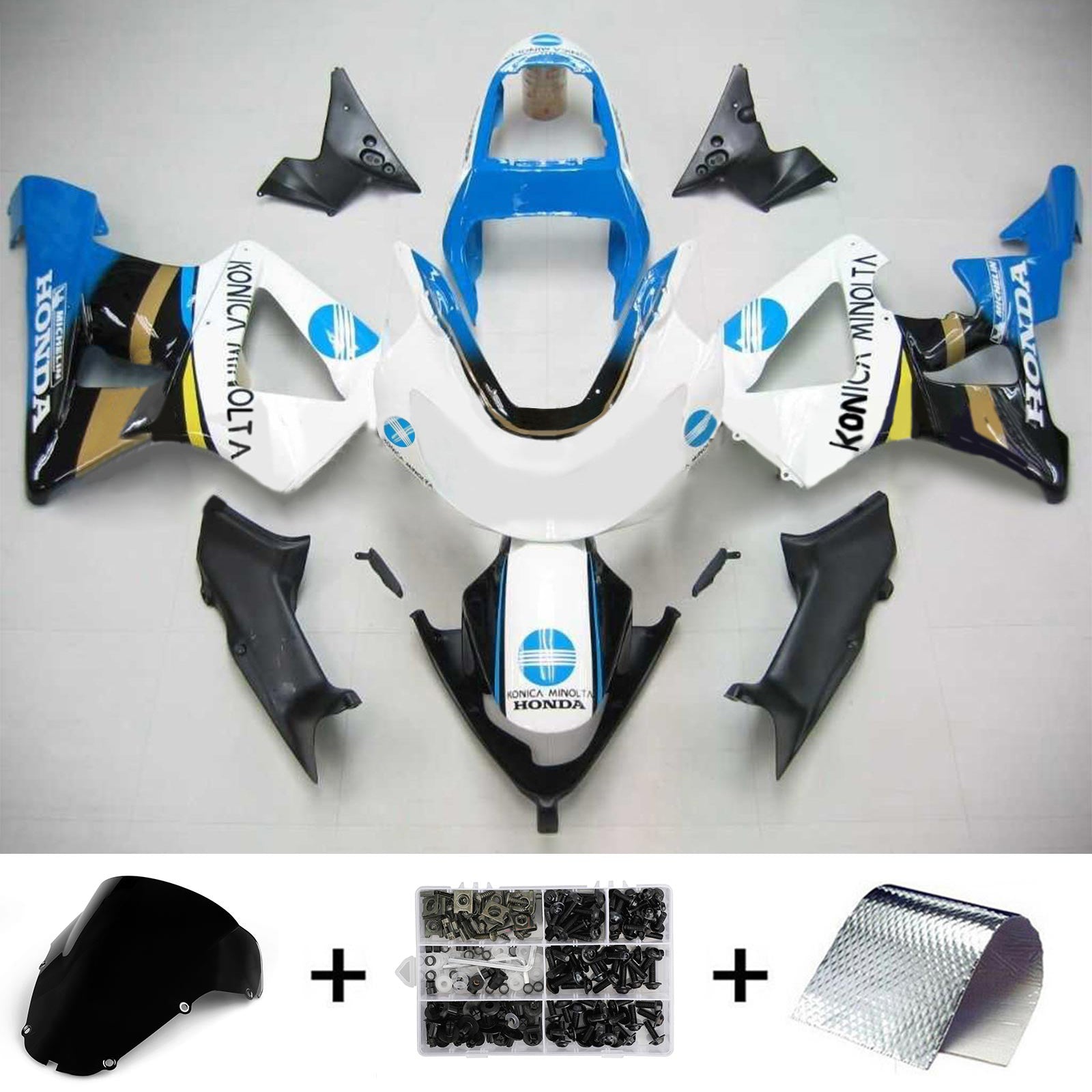 Kapotáž Amotopart 2000-2001 Honda CBR929RR bílá&BSada pro lue