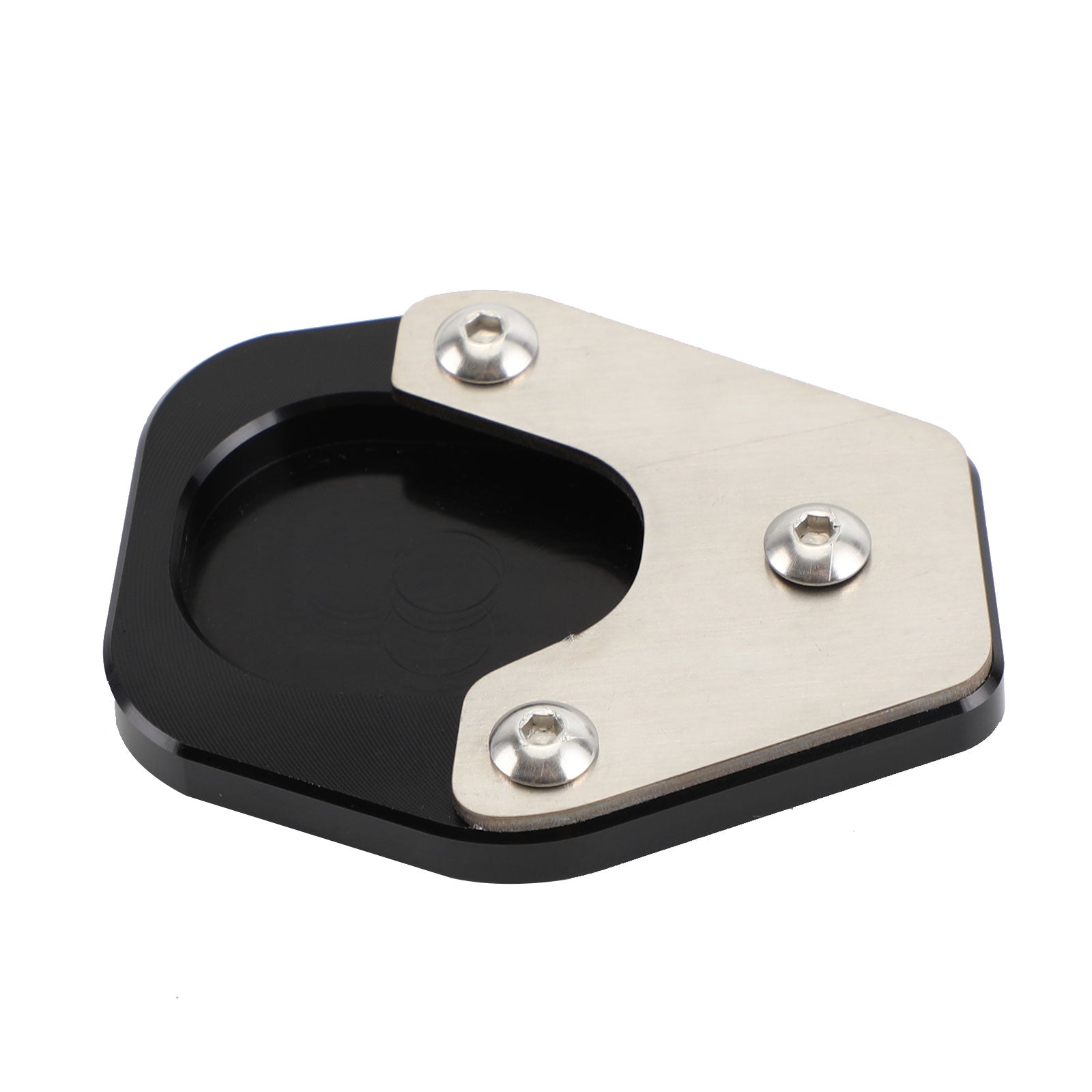 Moto Guzzi Kickstand Side Stand Extension Pad Fit for Moto Guzzi V85tt 2018-2019 Silver