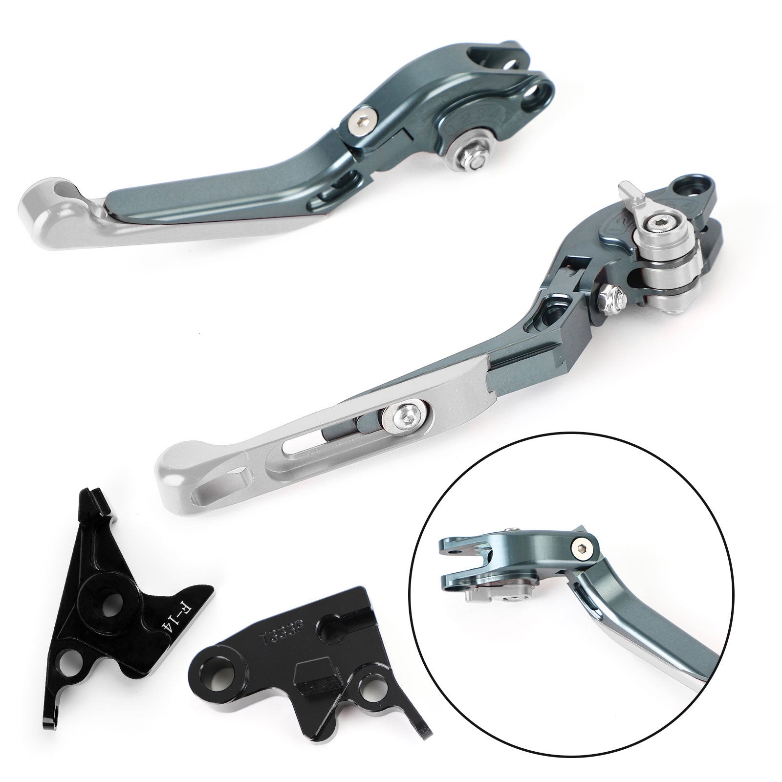 Justerbar udvidelig bremsekoblingshåndtag til Trident 2022 Bobber 17-19 Tiger 800 Generisk