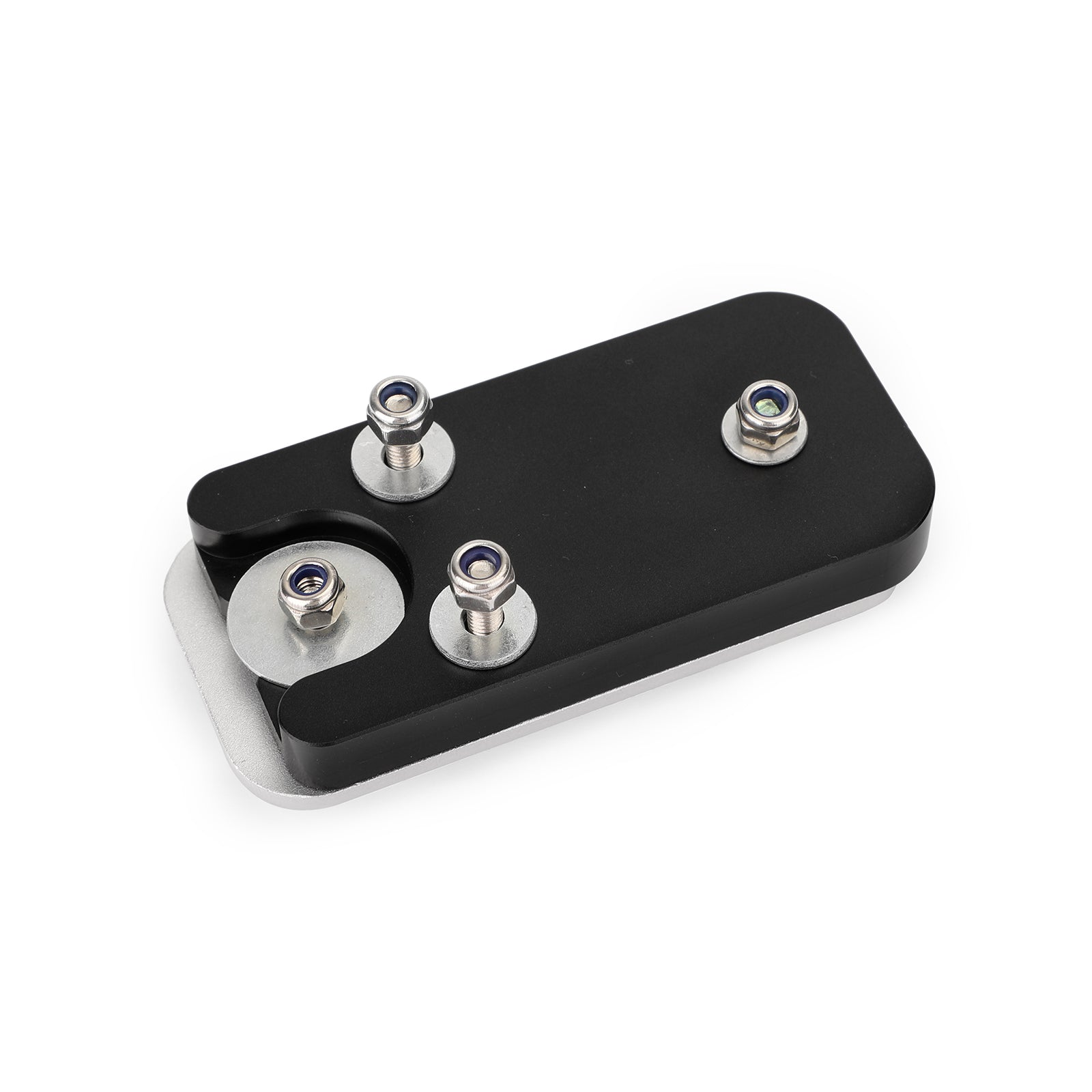 Plaque d'immatriculation du support de support ajusté pour Yamaha Honda Kawasaki BMW Universal Black