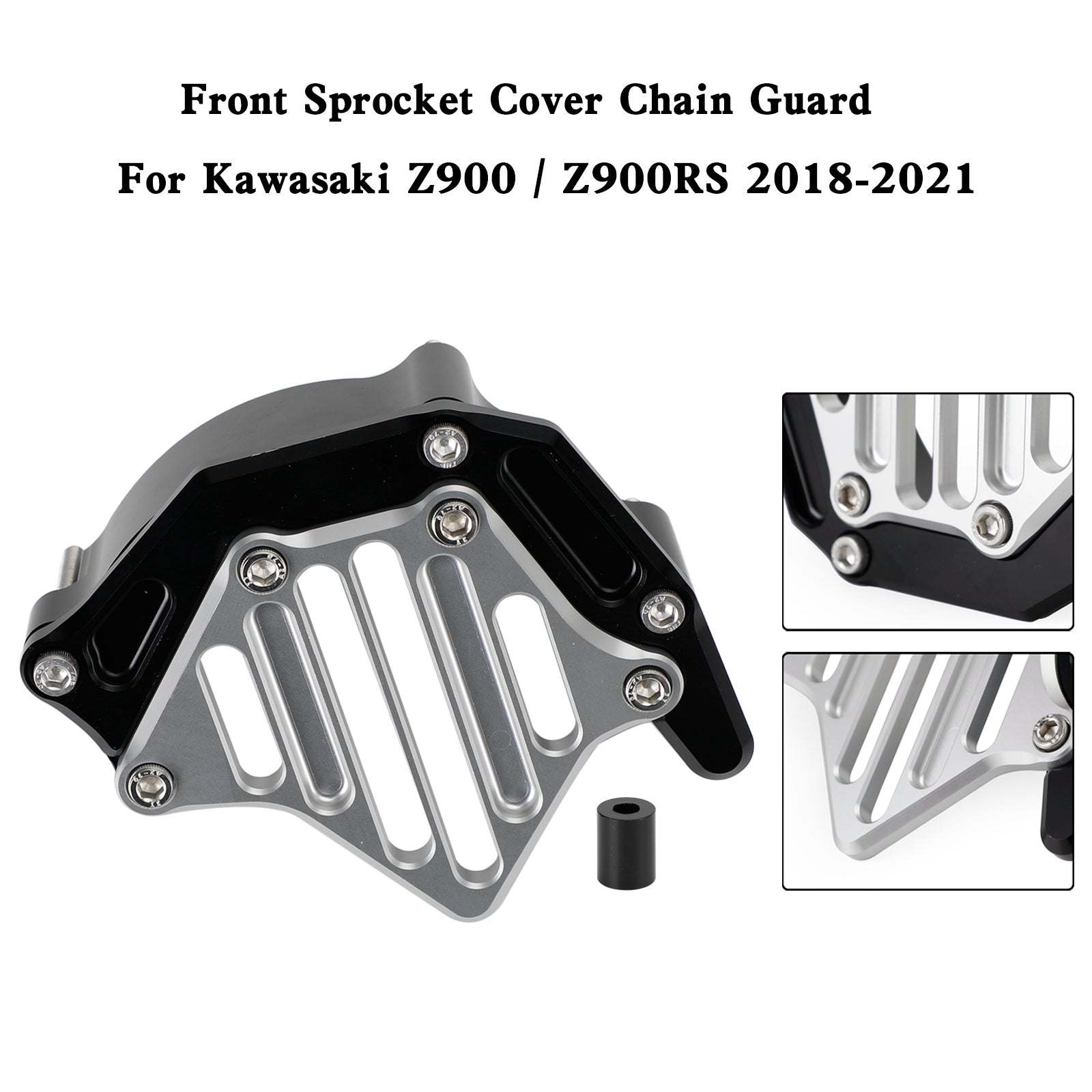 Front Sprocket Cover Chain Guard For Kawasaki Z900 Z900RS 2018-2021