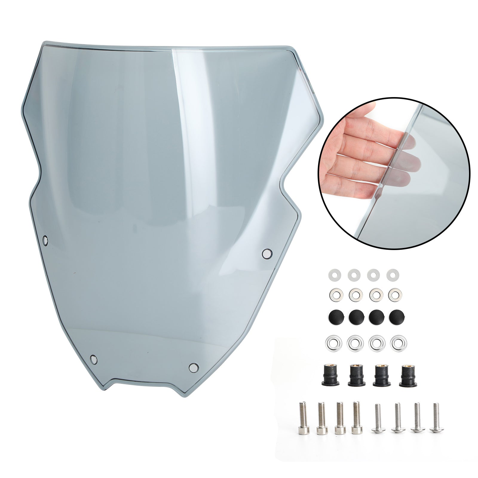 ABS Motorcykel vindrutan vindruta passar för yamaha MT-09 MT09 2021 Generic