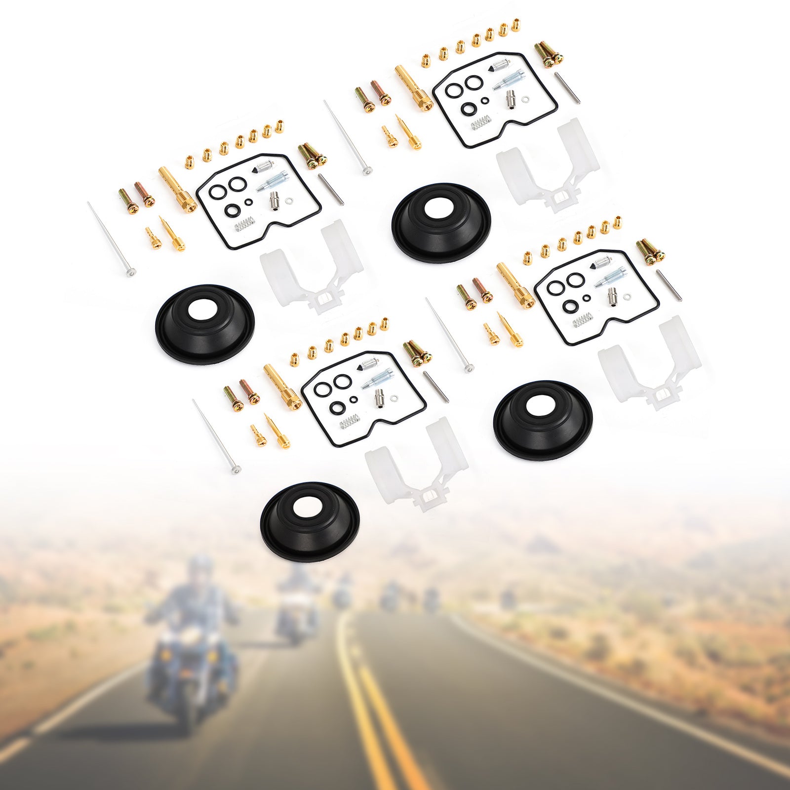 4x Karburátor Carb Rebuild Kit Fit for Kawasaki Zephyr Zr750-H / ZR-7 / ZR-7S Generic