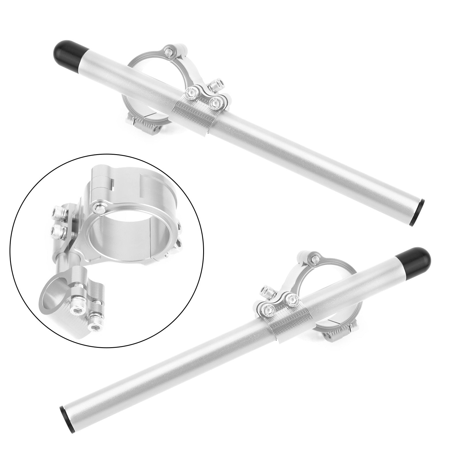 Universeel verstelbare roteerbare roteerbare CNC -billetclip ONS vork buisstuurkit 45 mm generiek