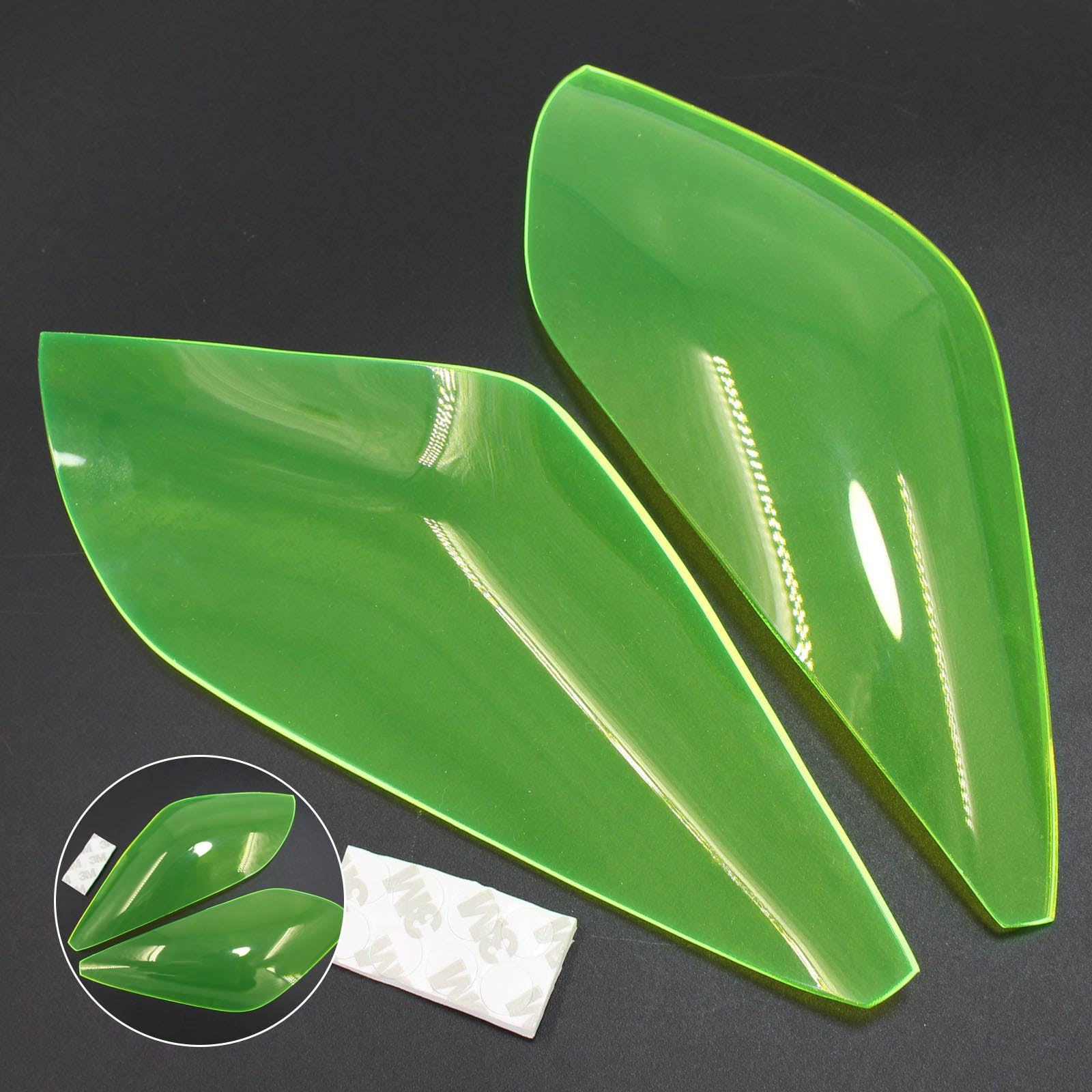 Protección de lente de faro delantero para Yamaha Mt-09 Fj 09 Tracer 16-18? Smoke Generic