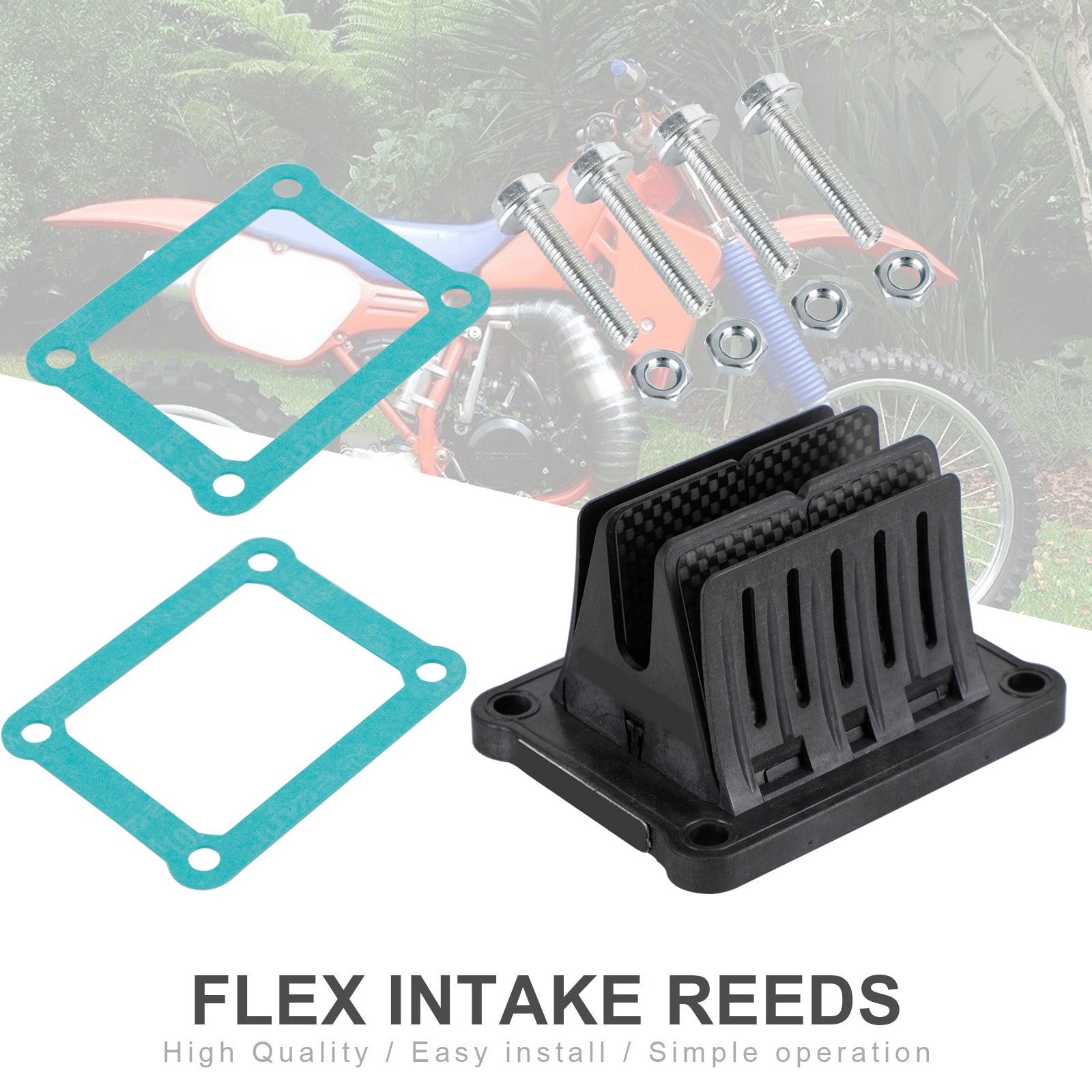 V4R01D Reed Valve System Passer til Honda CR 125 1987-2002 Generisk
