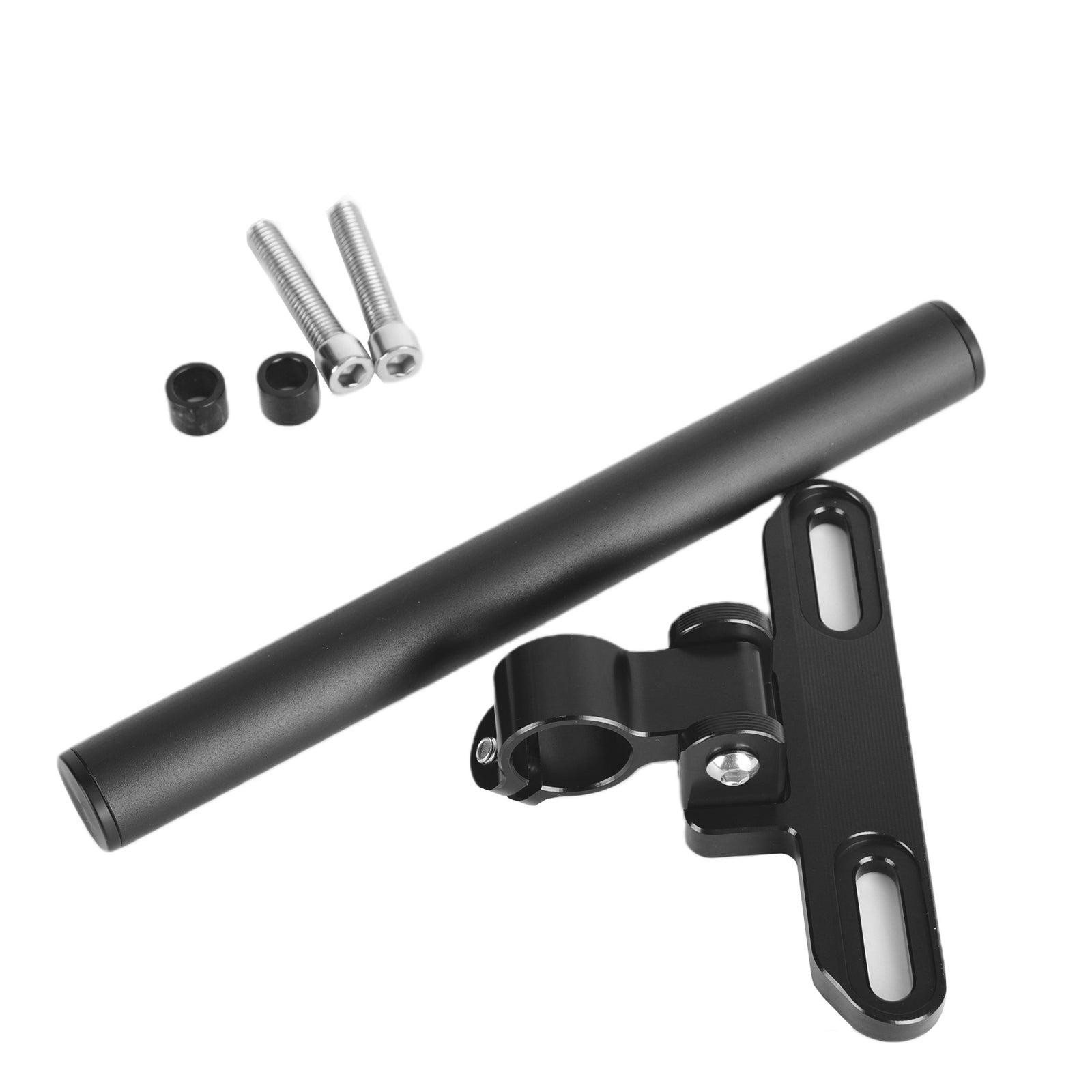 Suporte de extensão GPS Suporte de telefone 22mm universal para motocicleta de motocicleta prata genérica