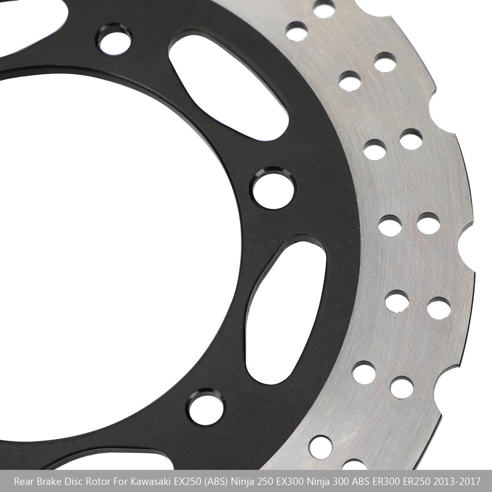 Disco rotore freno posteriore adatto per Kawasaki Z 250 300 Ninja EX 250 R K EX 300 A 13-17