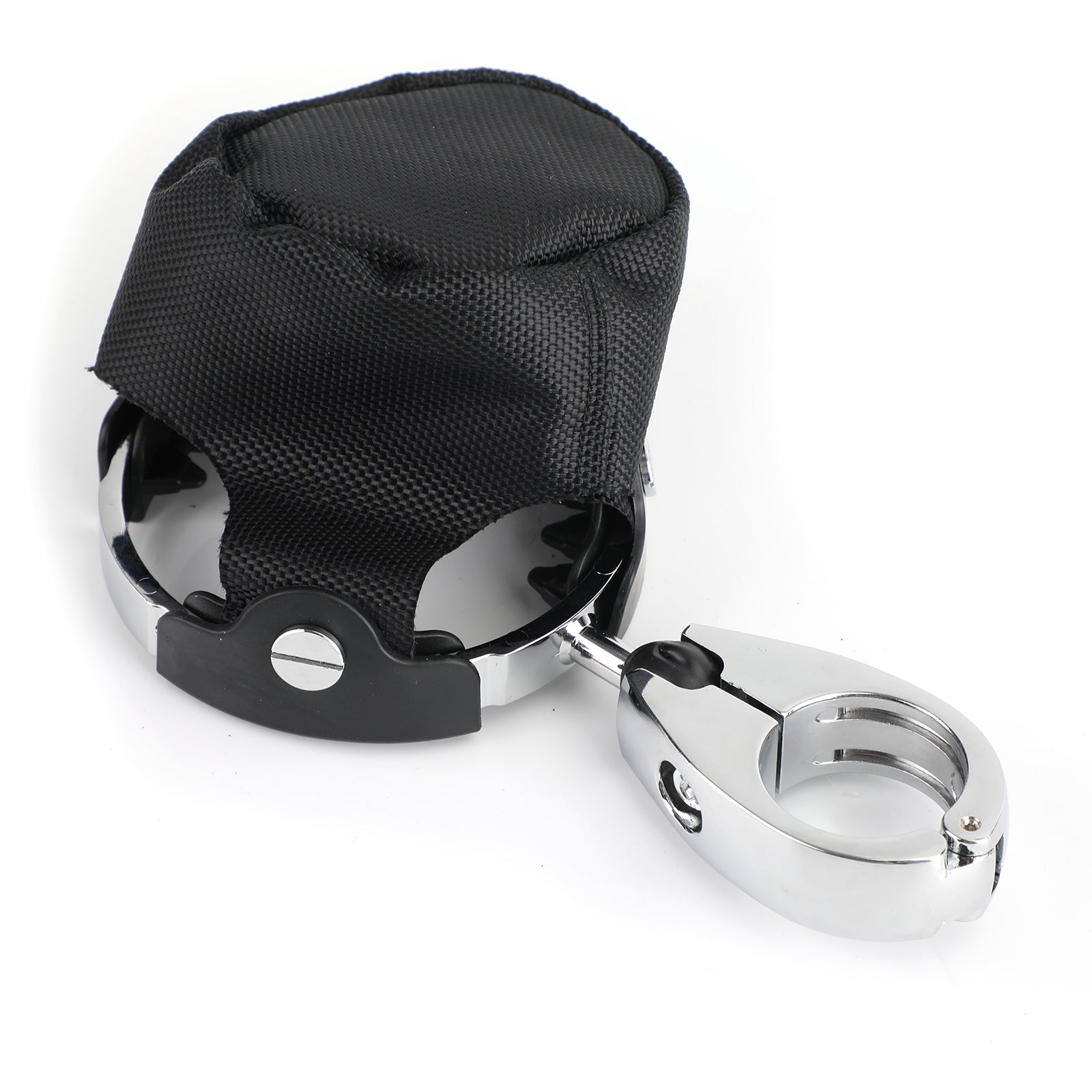 Chrome motorfiets 7/8 inch tot 1 1/4 inch drink bekerhouder met mand Universal