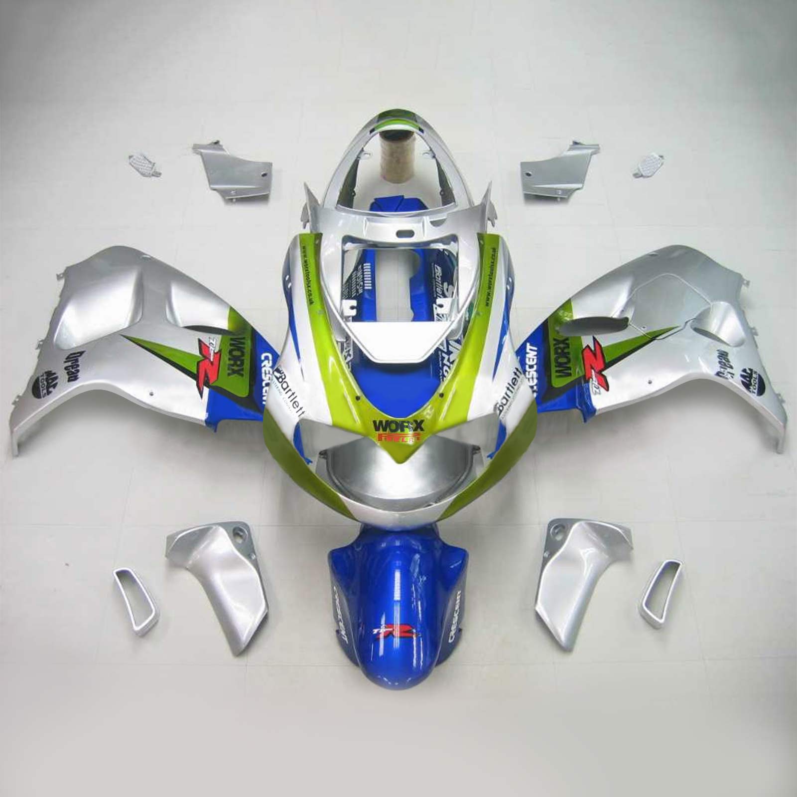 Amotopart 1998-2003 Suzuki TL1000R Fairing Multi-Color WORX Kit