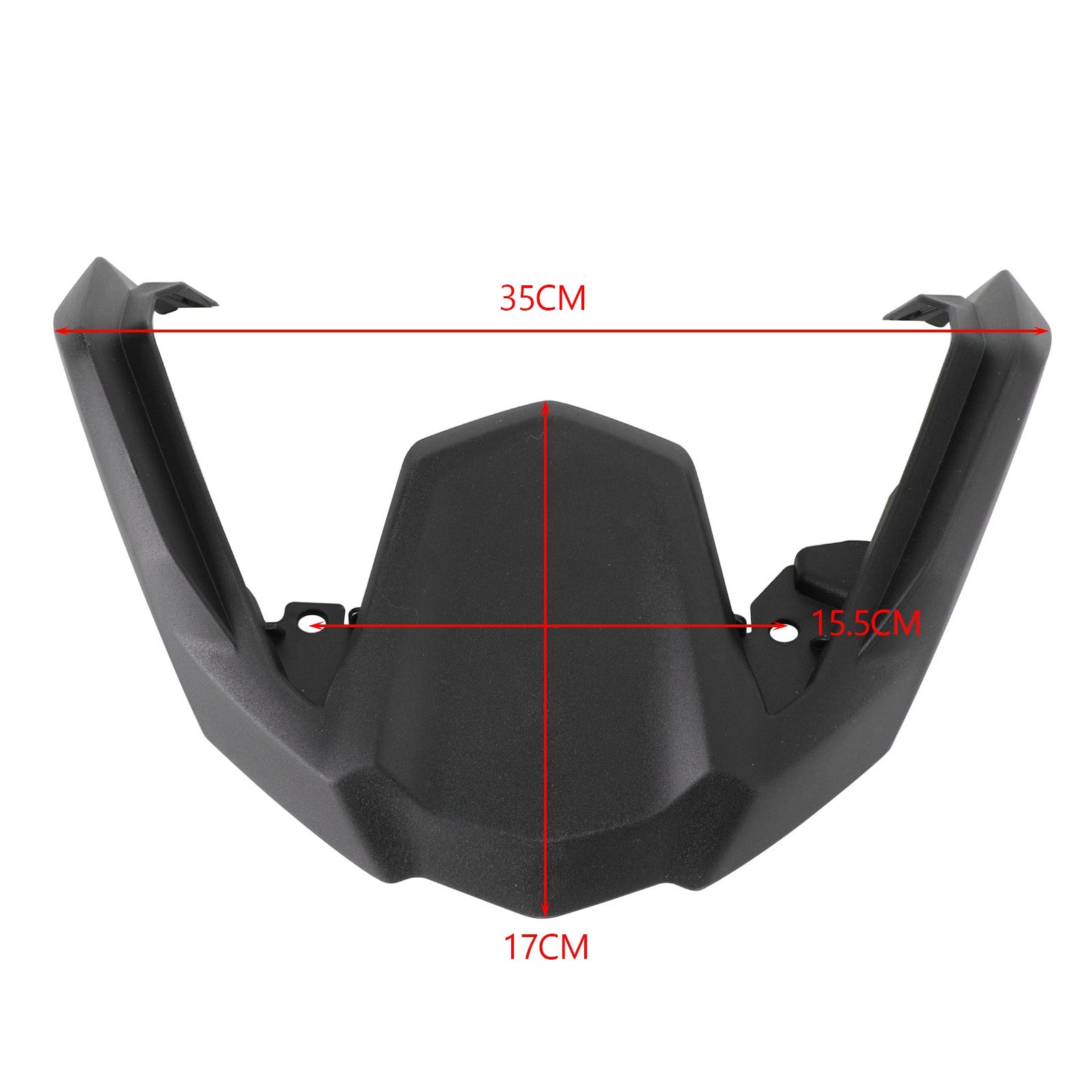 14-22 BMW R1200 R1250 GS Adventure Mutguard Extension Frontschnabel Nase Schwarz