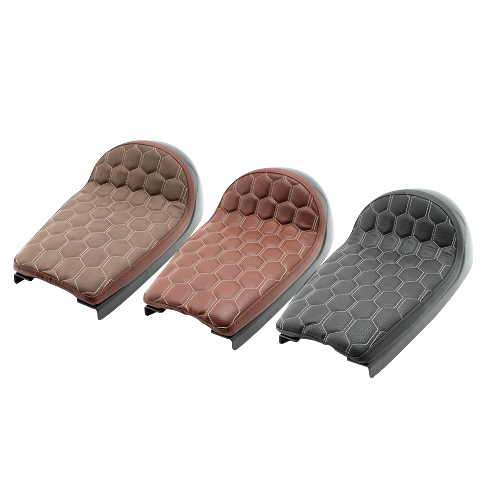 Universal Cafe Racer Seat Retro Seat Pan Base Vintage Cushion Scrambler Saddle Three Color