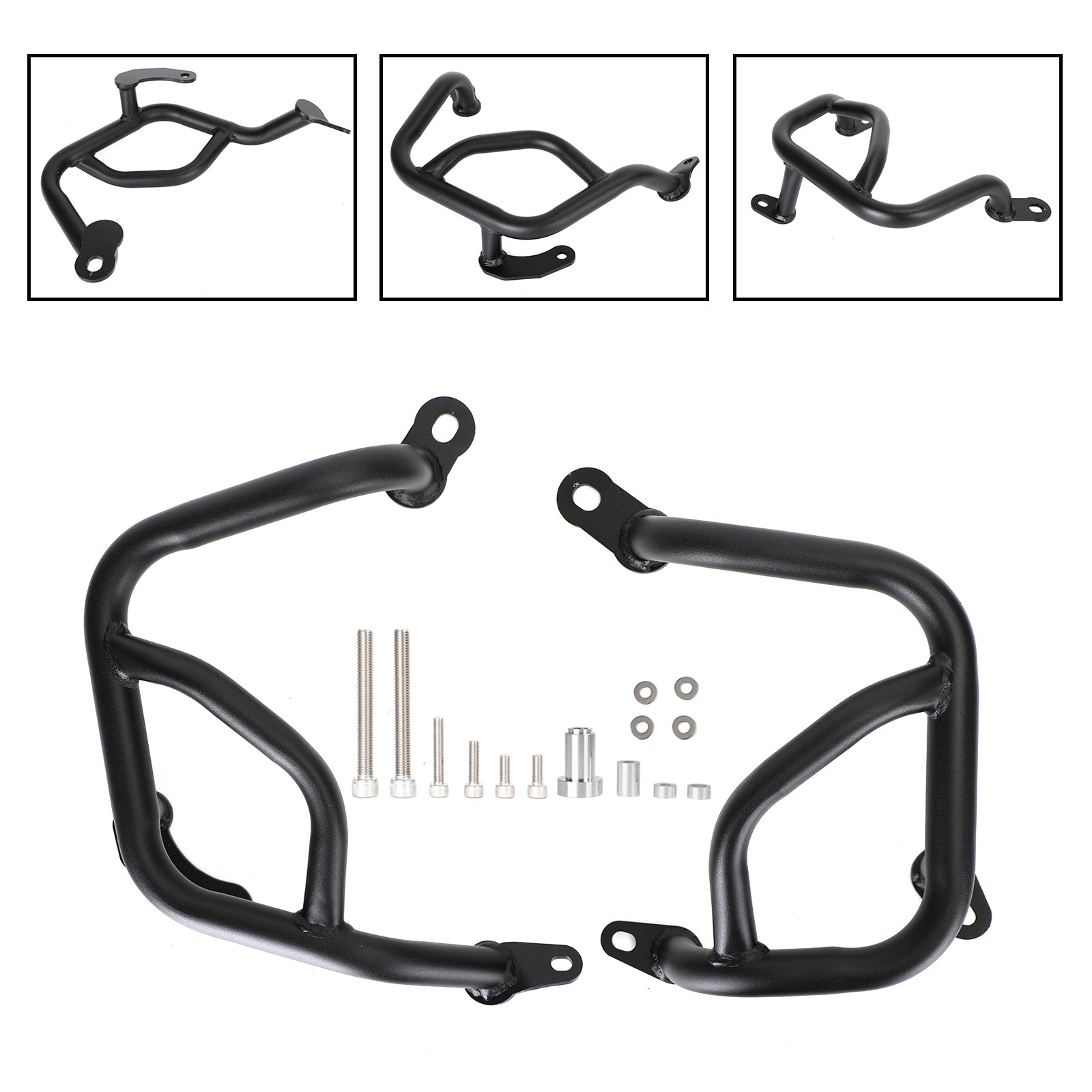 Niedrigerer Motorschutzrahmen-Crash-Stange Stahlanfall für BMW F900XR F 900XR 20-22 Silber Generikum